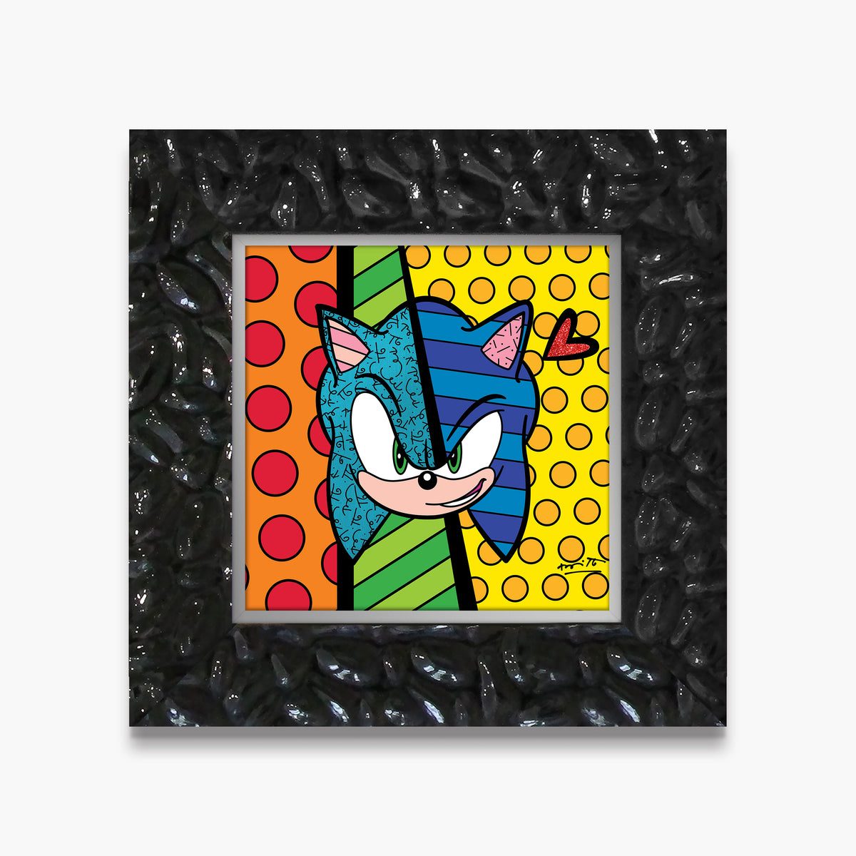 Sonic Smirk - Sega By Britto - Limited Edition Print