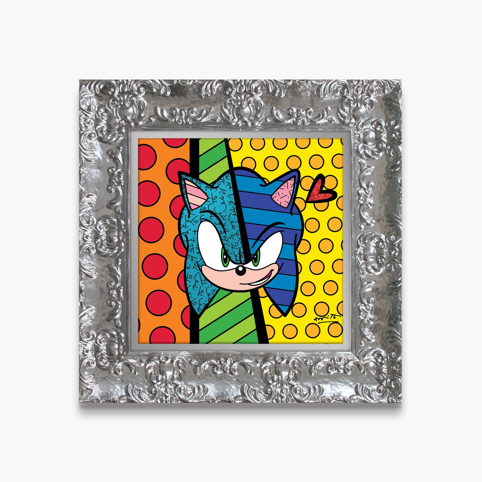 Sonic Smirk - Sega By Britto - Limited Edition Print