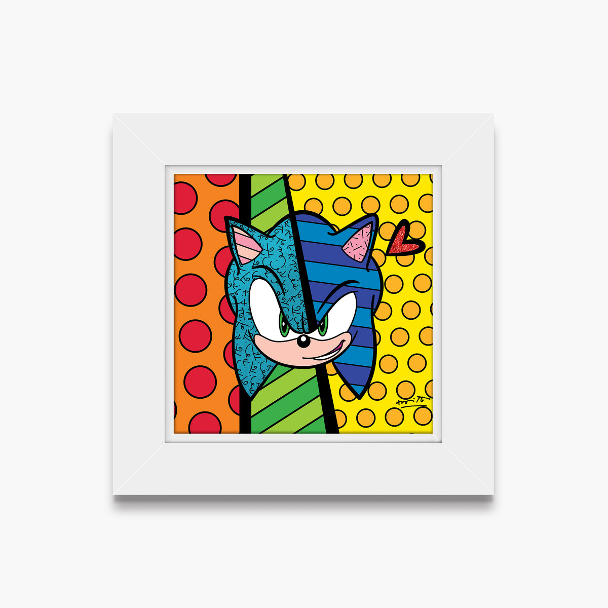 Sonic Smirk - Sega By Britto - Limited Edition Print