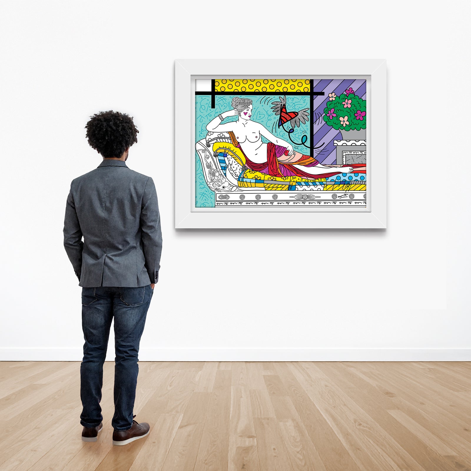 aphrodite limited edition print  artistic colorful design collectible