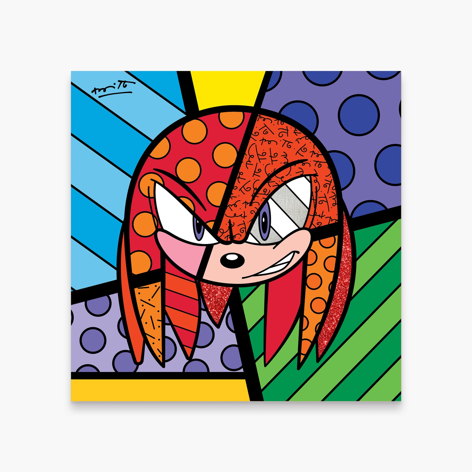Knuckles - Sega By Britto - Limited Edition Print