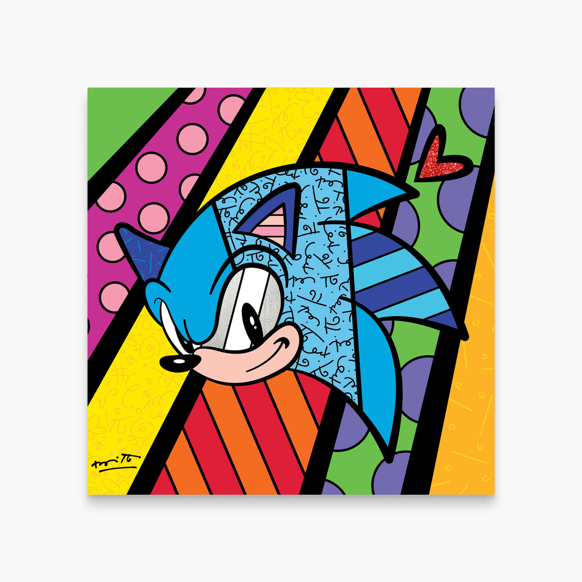 Sonic - Sega By Britto - Limited Edition Print