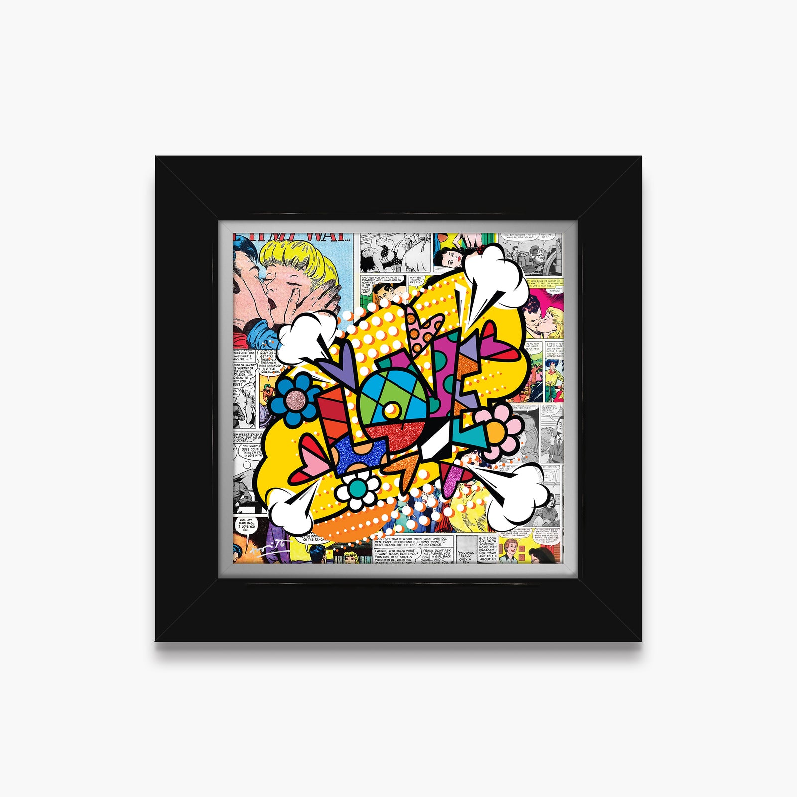 pop love limited edition print  colorful decorative collectible gift idea