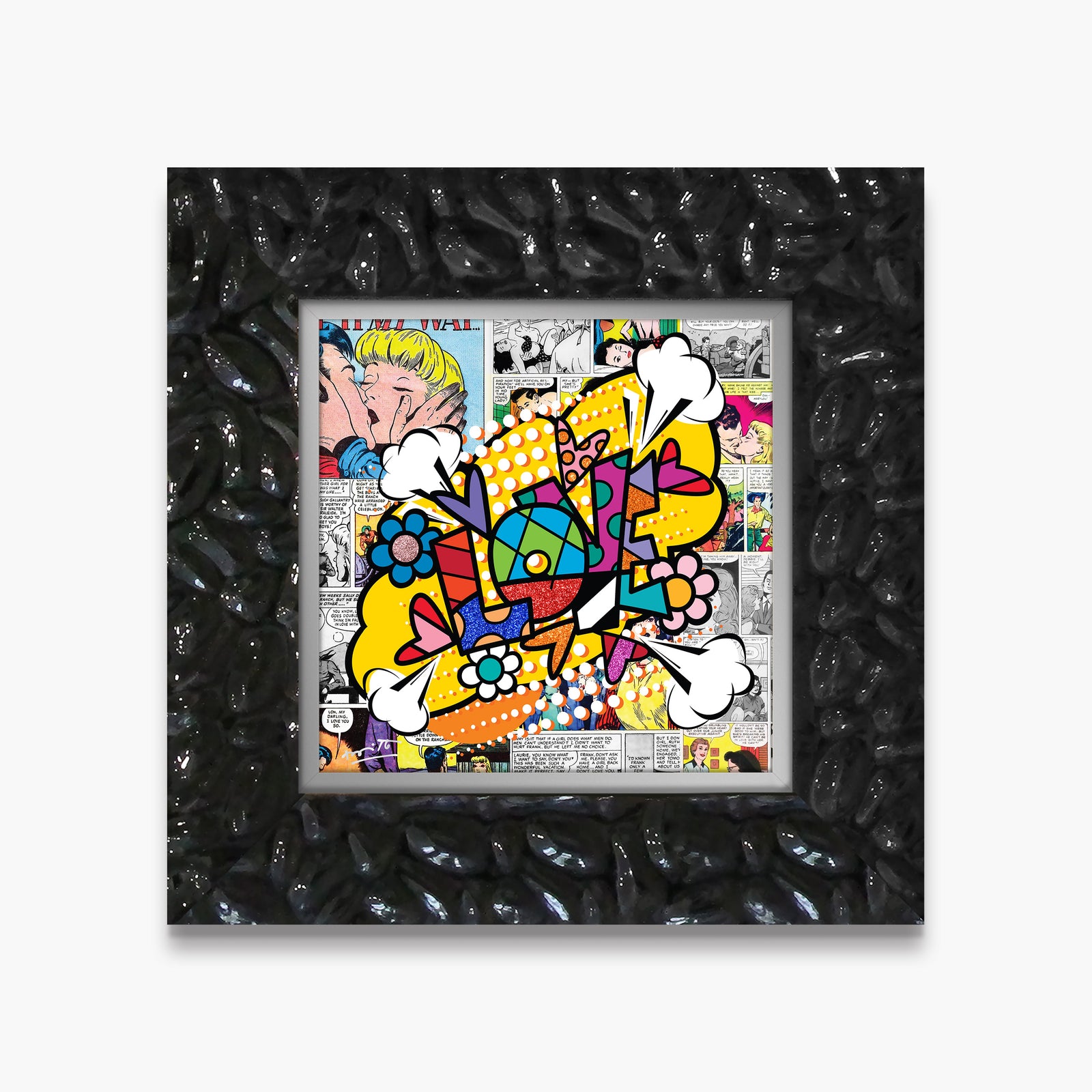pop love limited edition print  artistic colorful design collectible