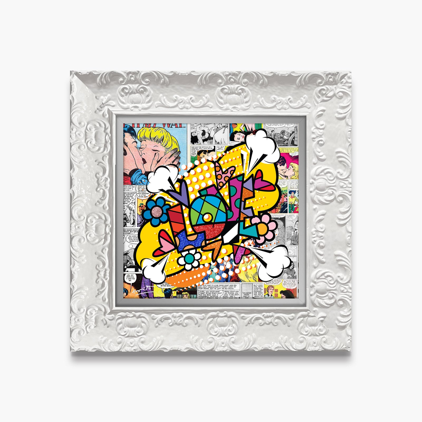 pop love limited edition print  colorful decorative collectible gift idea