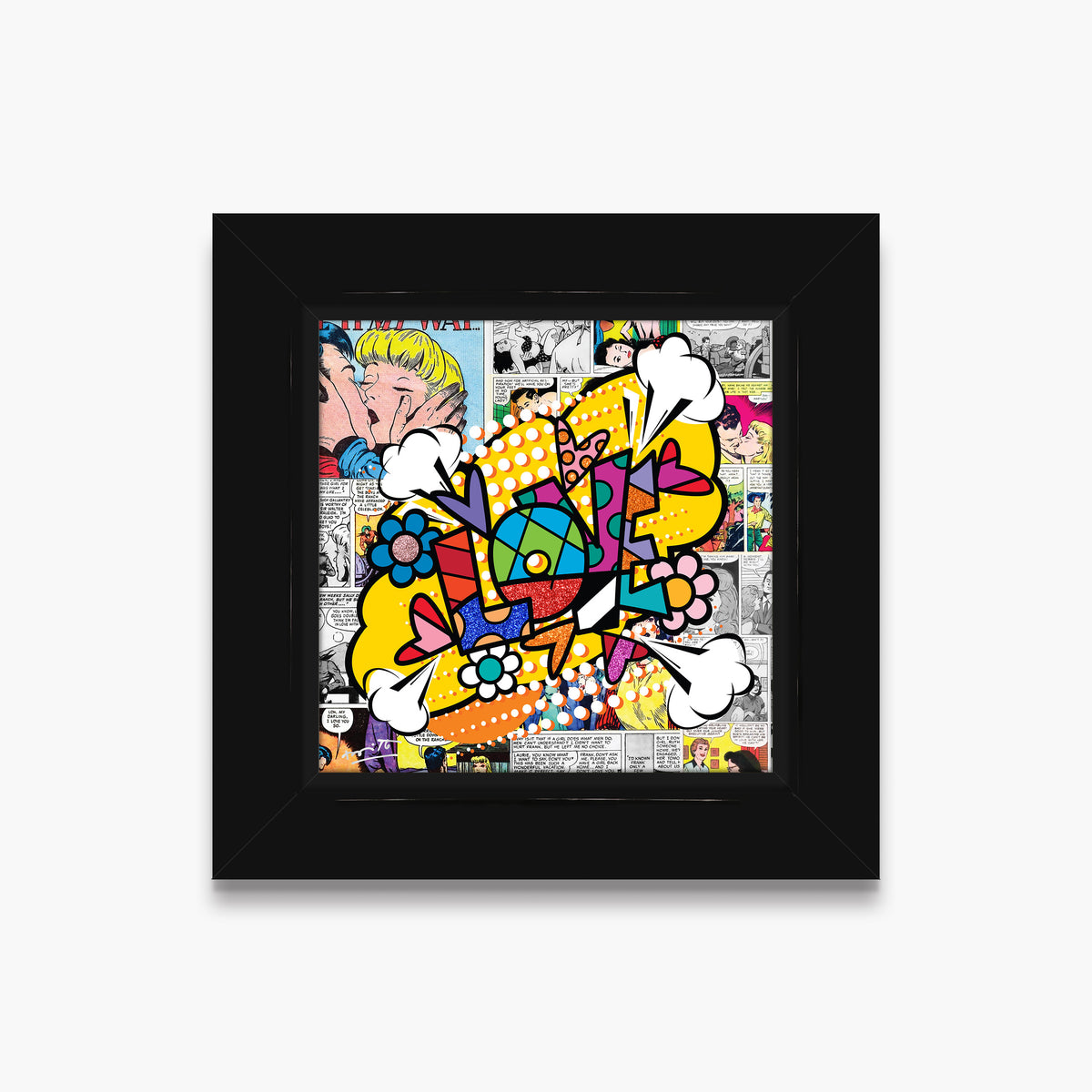 pop love limited edition print  colorful decorative collectible gift idea