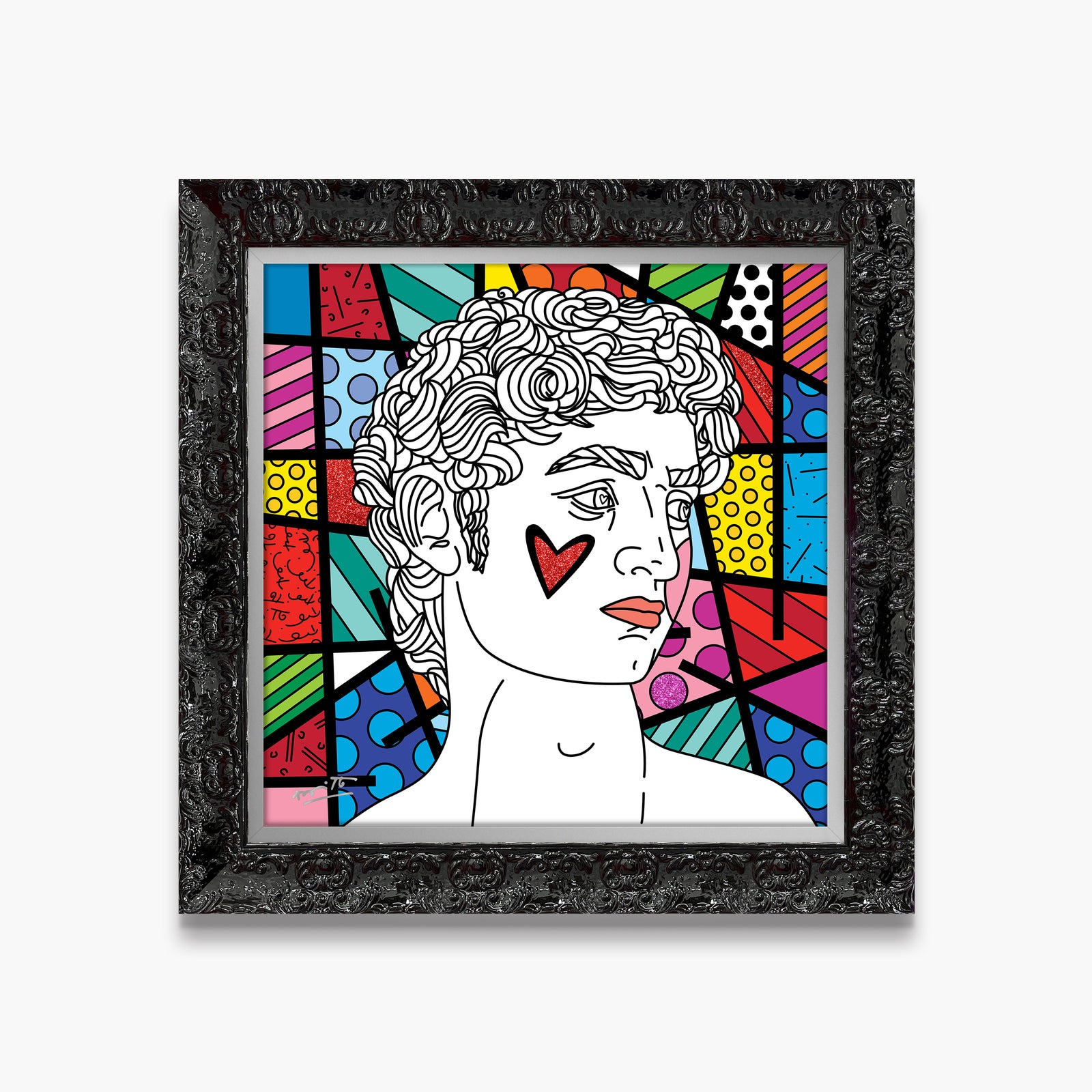 davids world limited edition print  colorful decorative collectible gift idea