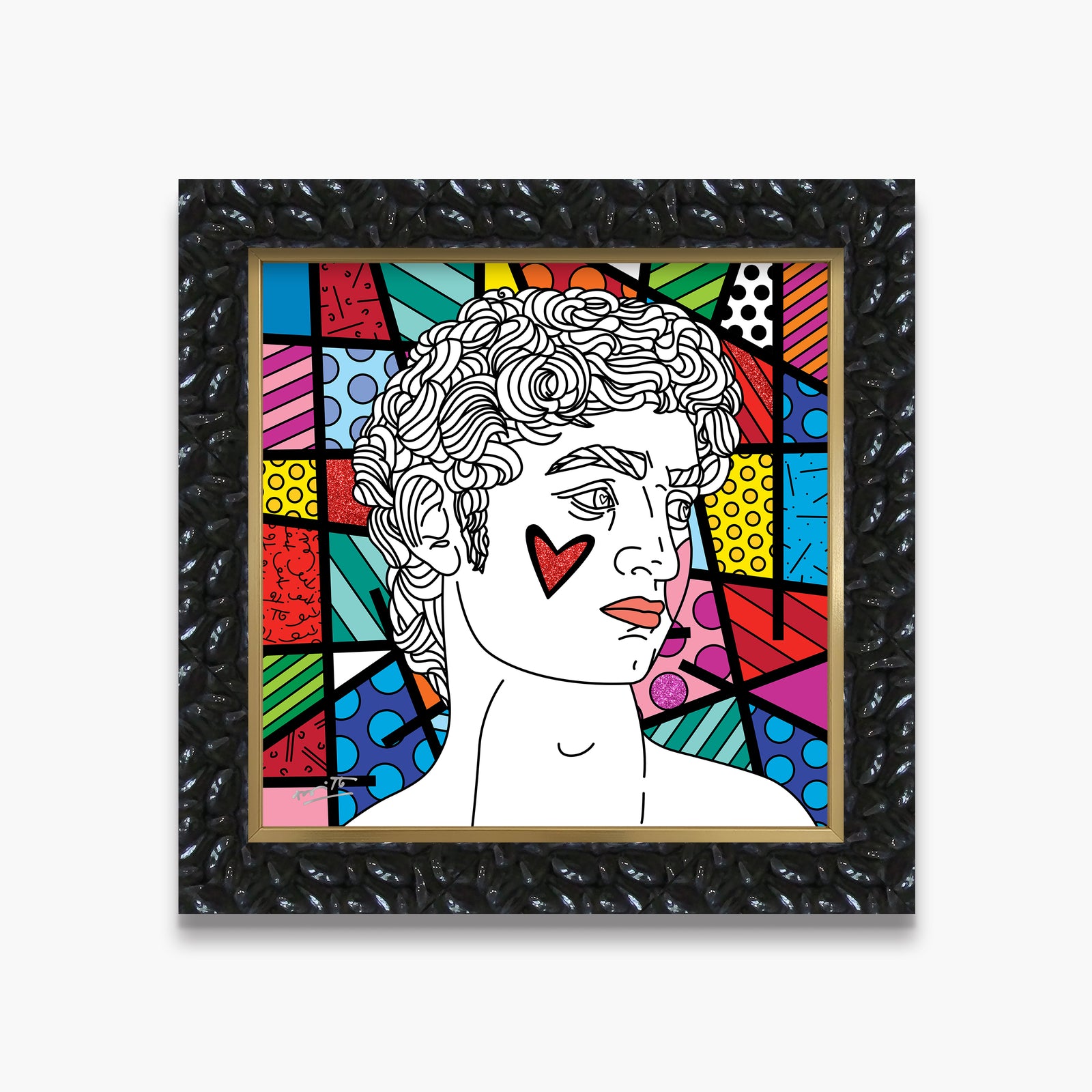 davids world limited edition print  colorful decorative collectible gift idea