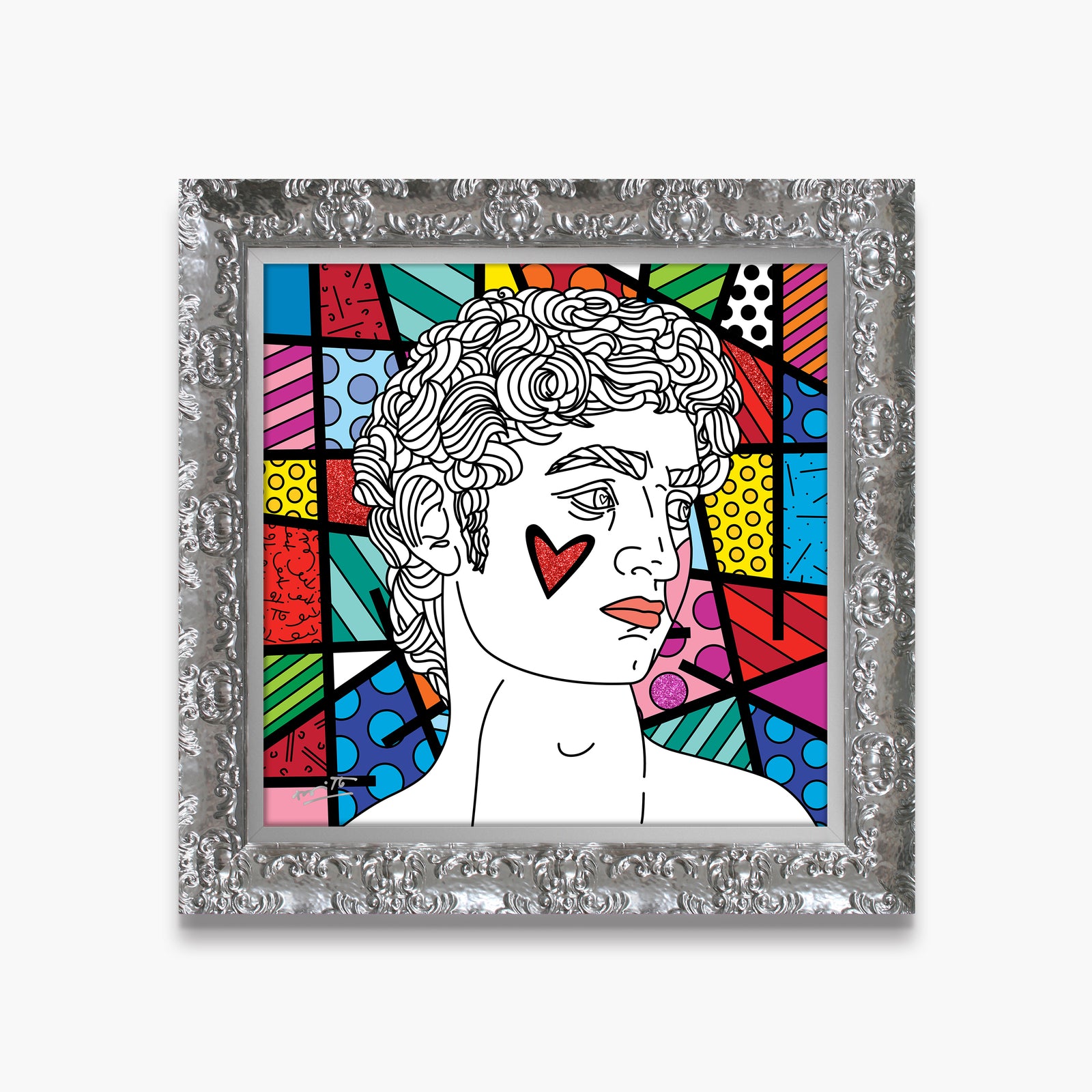 davids world limited edition print  colorful decorative collectible gift idea