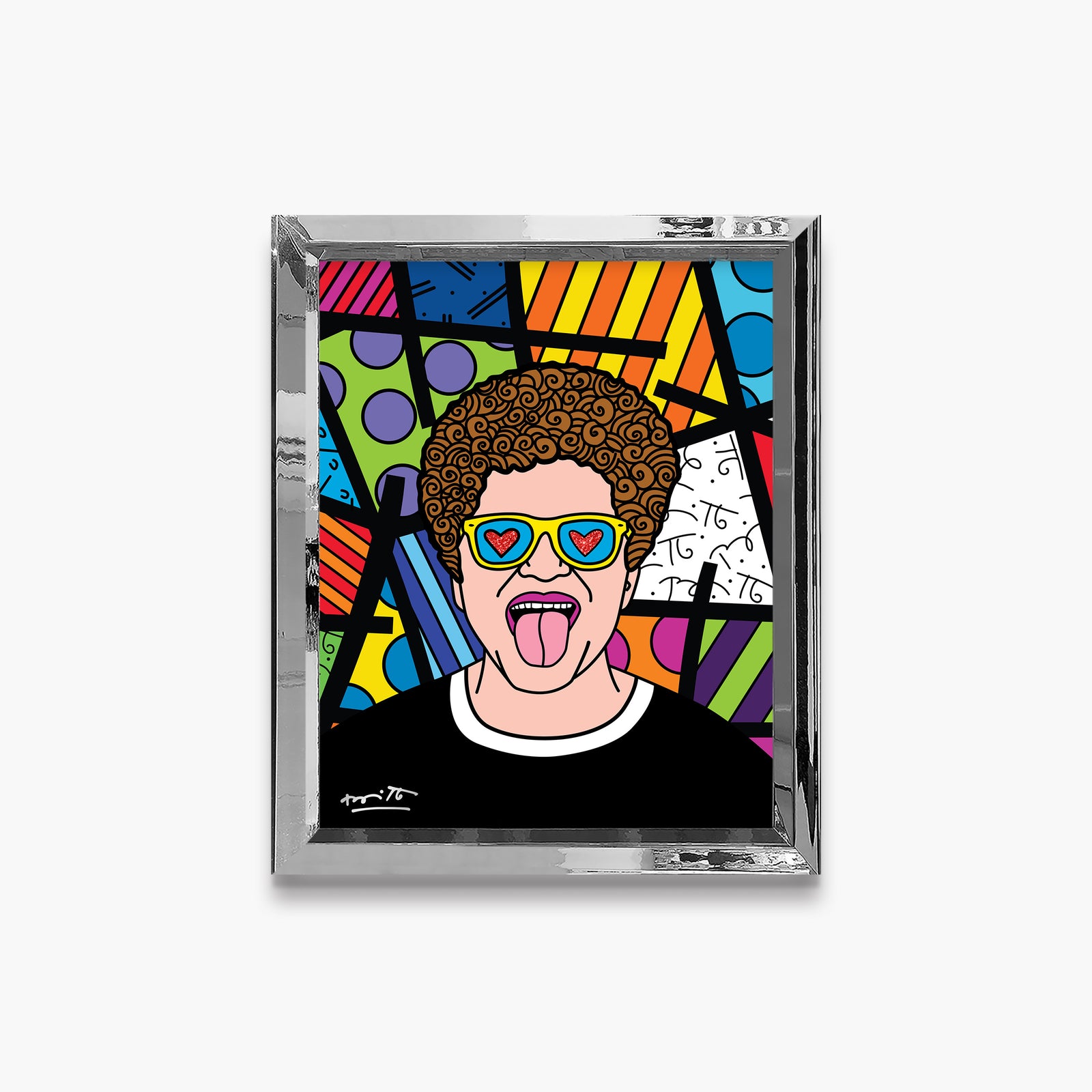 Romero Britto romero growing up collection limited  colorful pop art design