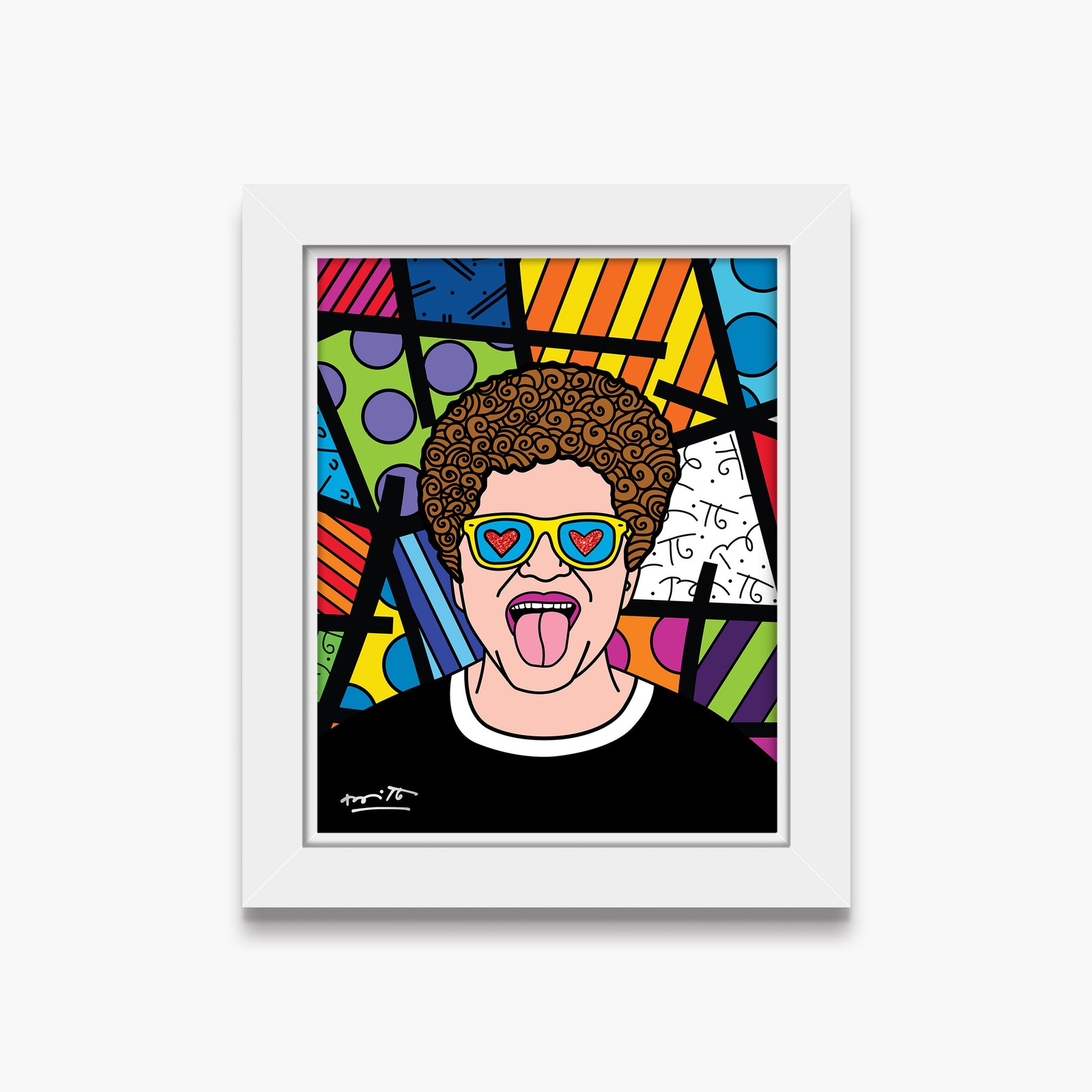 Romero Britto romero growing up collection limited  colorful pop art design