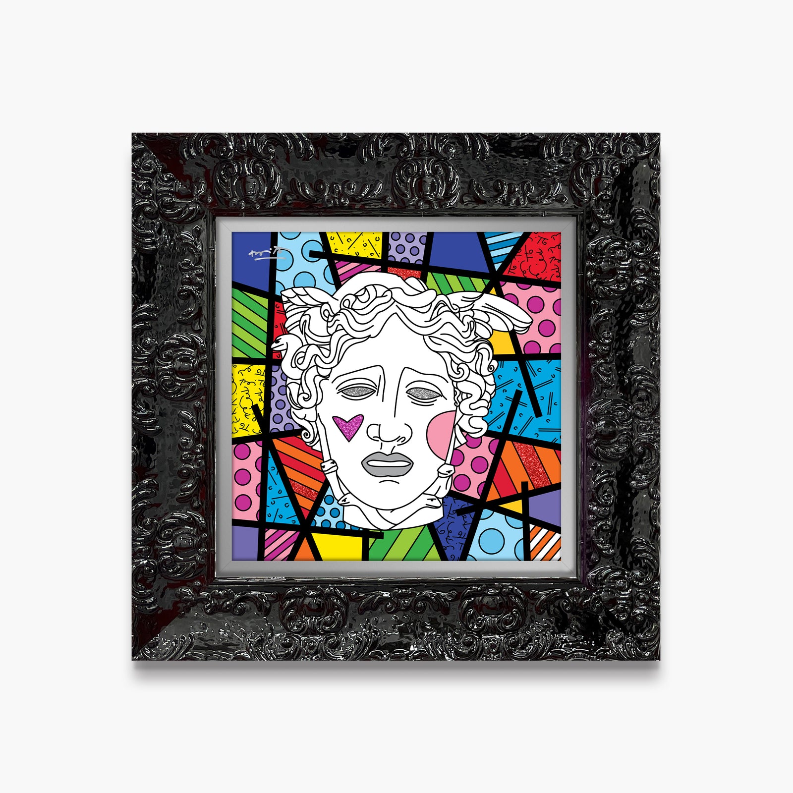 medusa limited edition print  artistic colorful design collectible