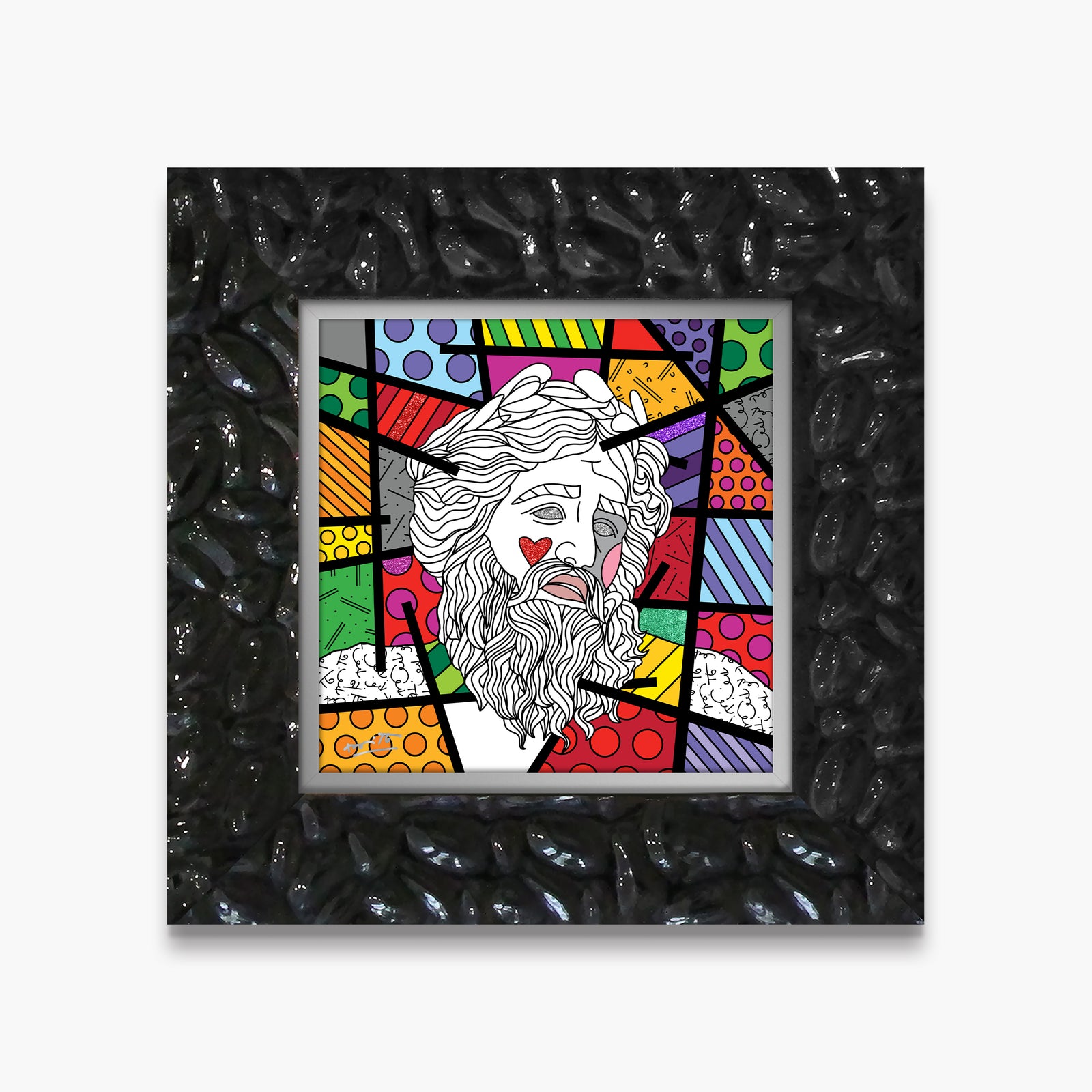 zeus limited edition print  artistic colorful design collectible
