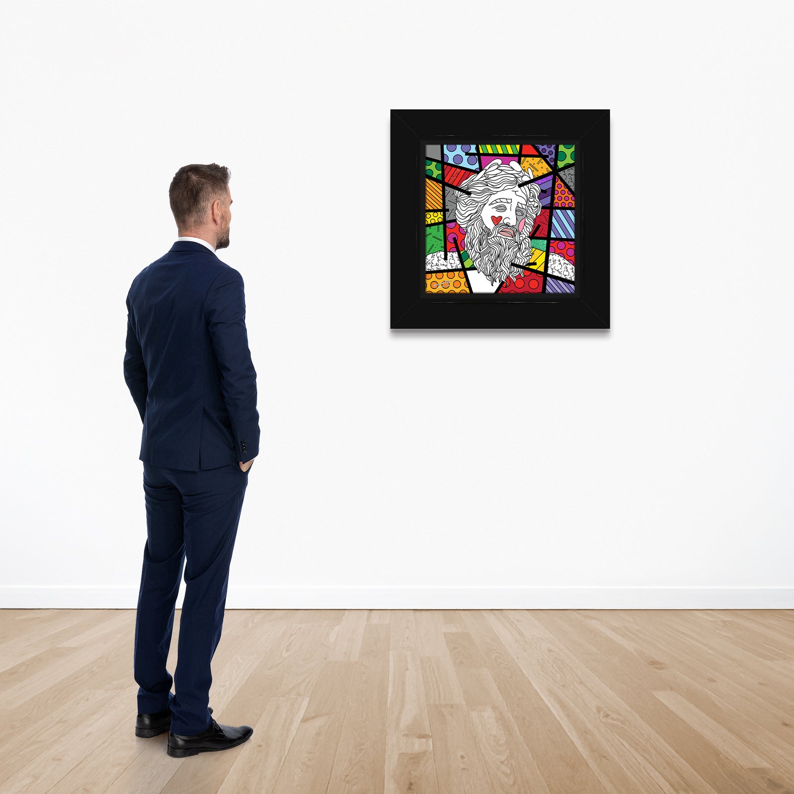 zeus limited edition print  artistic colorful design collectible