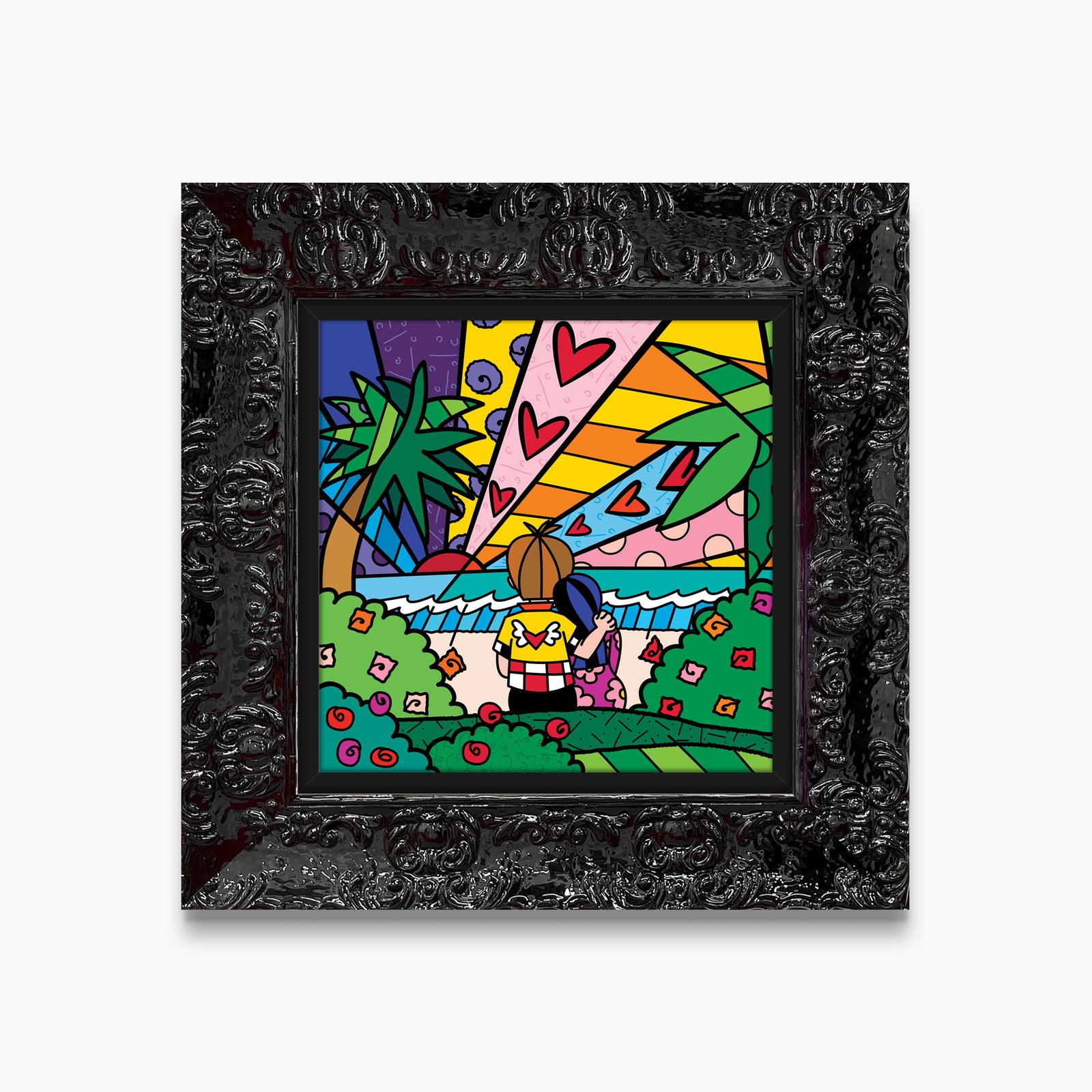 Romero Britto every day limited edition print  contemporary pop art piece