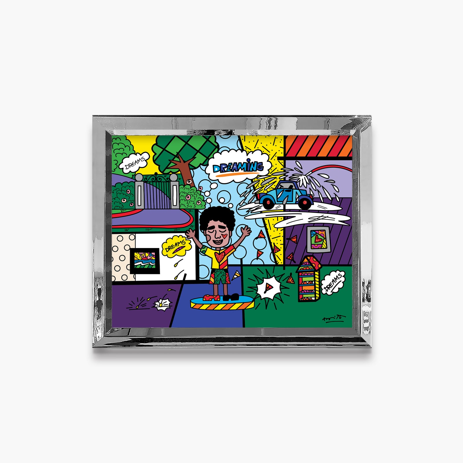modern pop art the grind growing up collection  vibrant home decor