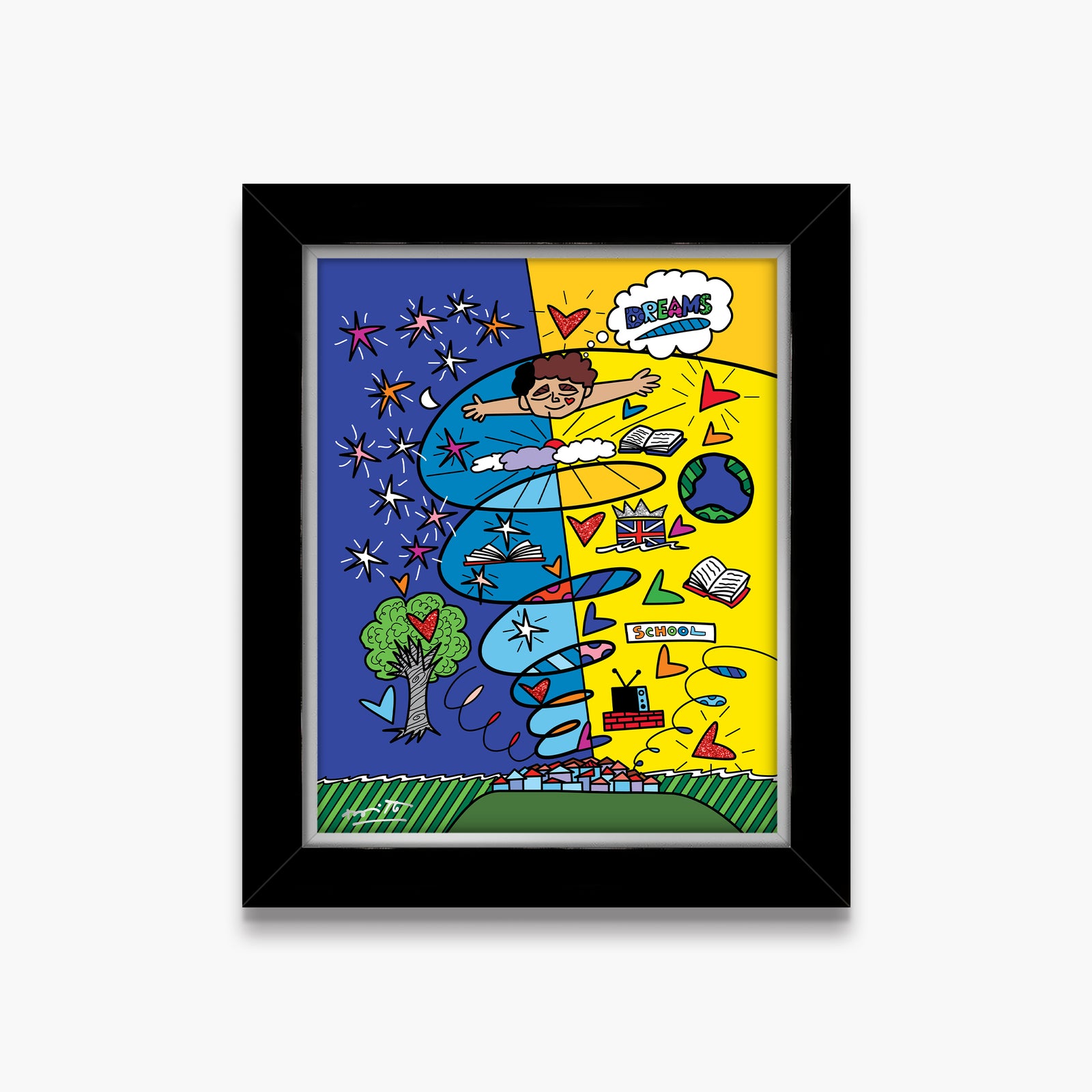 growing up collection limited edition  artistic colorful design collectible