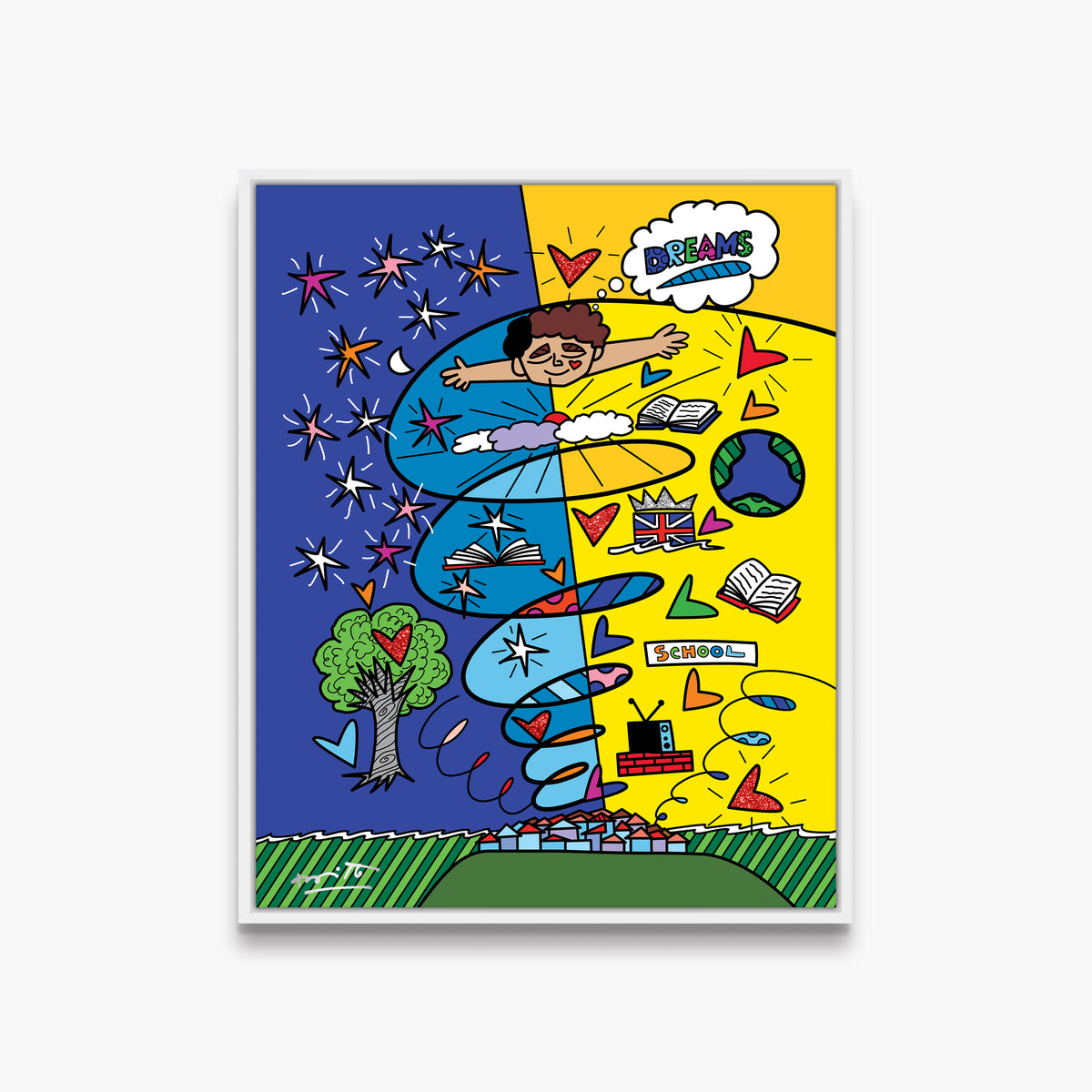 growing up collection limited edition  artistic colorful design collectible