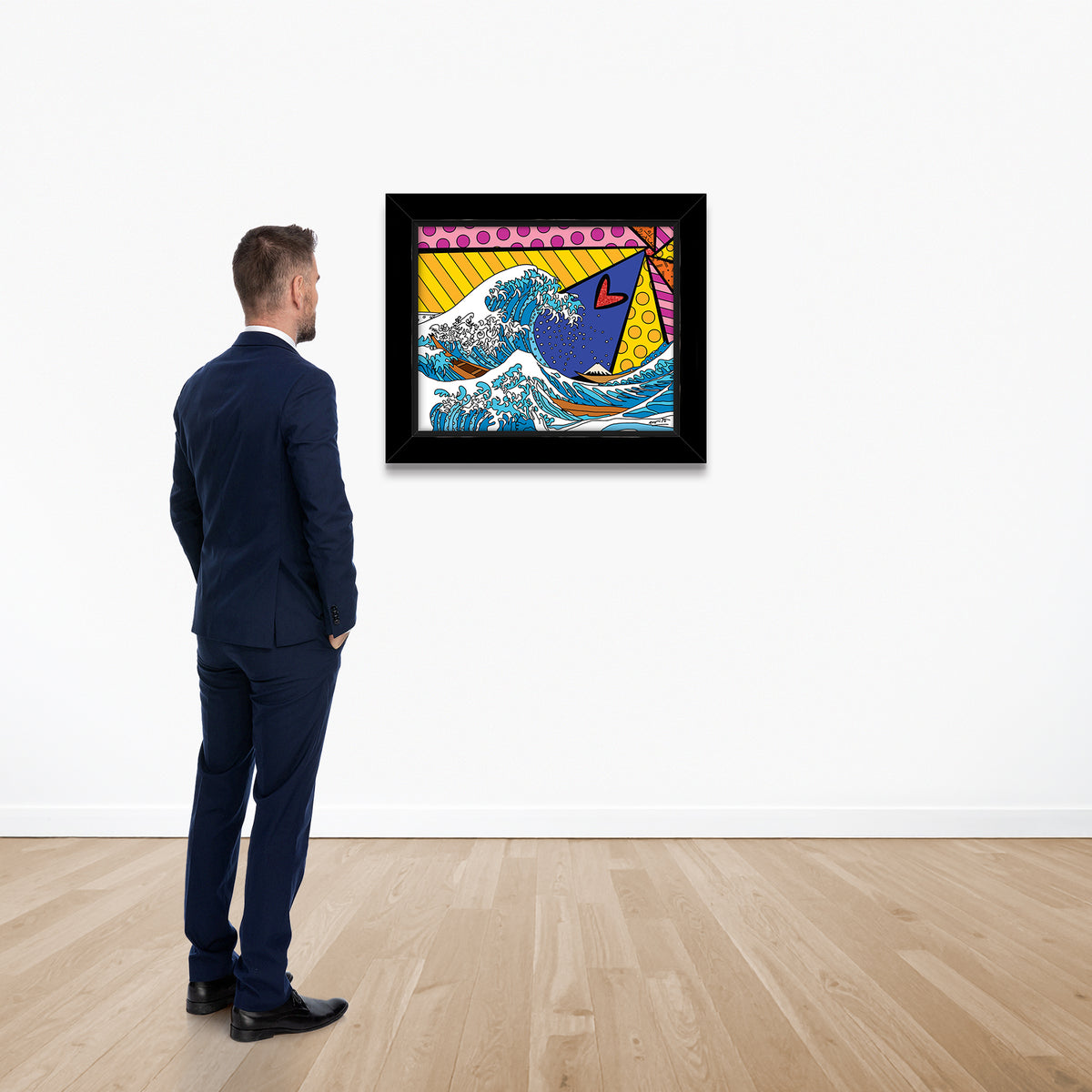 britto wave limited edition print  colorful decorative collectible gift idea