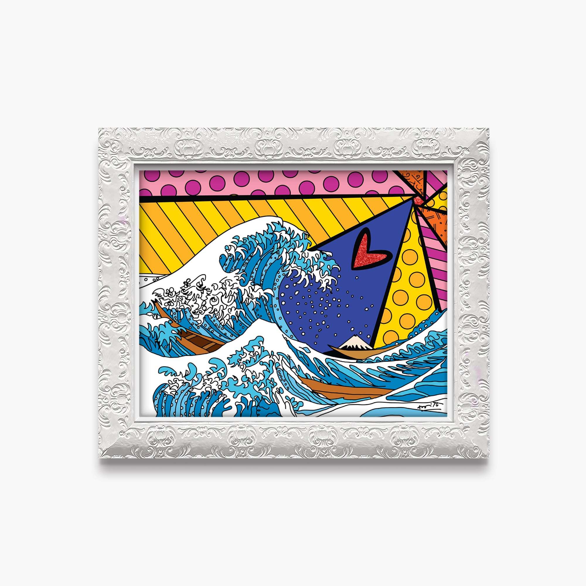 Romero Britto ロメロ DREAM ワードアート Dream - Original Painting
