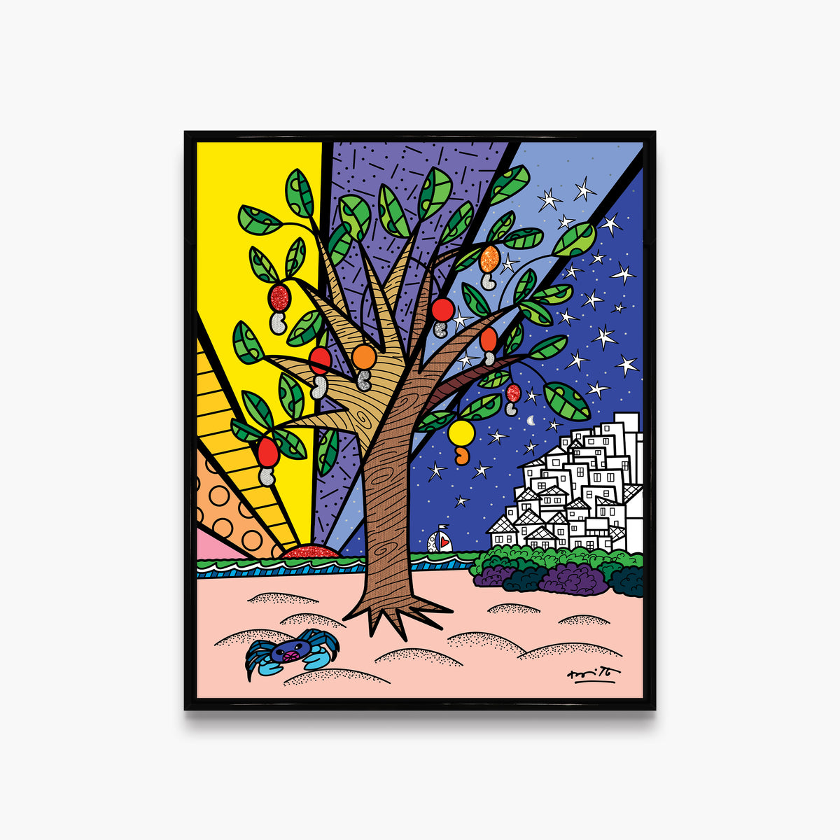 modern pop art favelas growing up collection limited  vibrant home decor