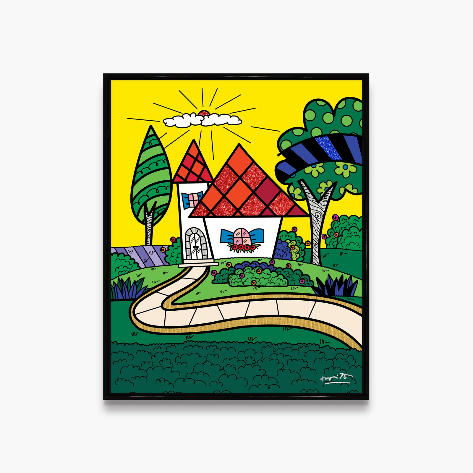 modern pop art belonging growing up collection limited  vibrant home decor