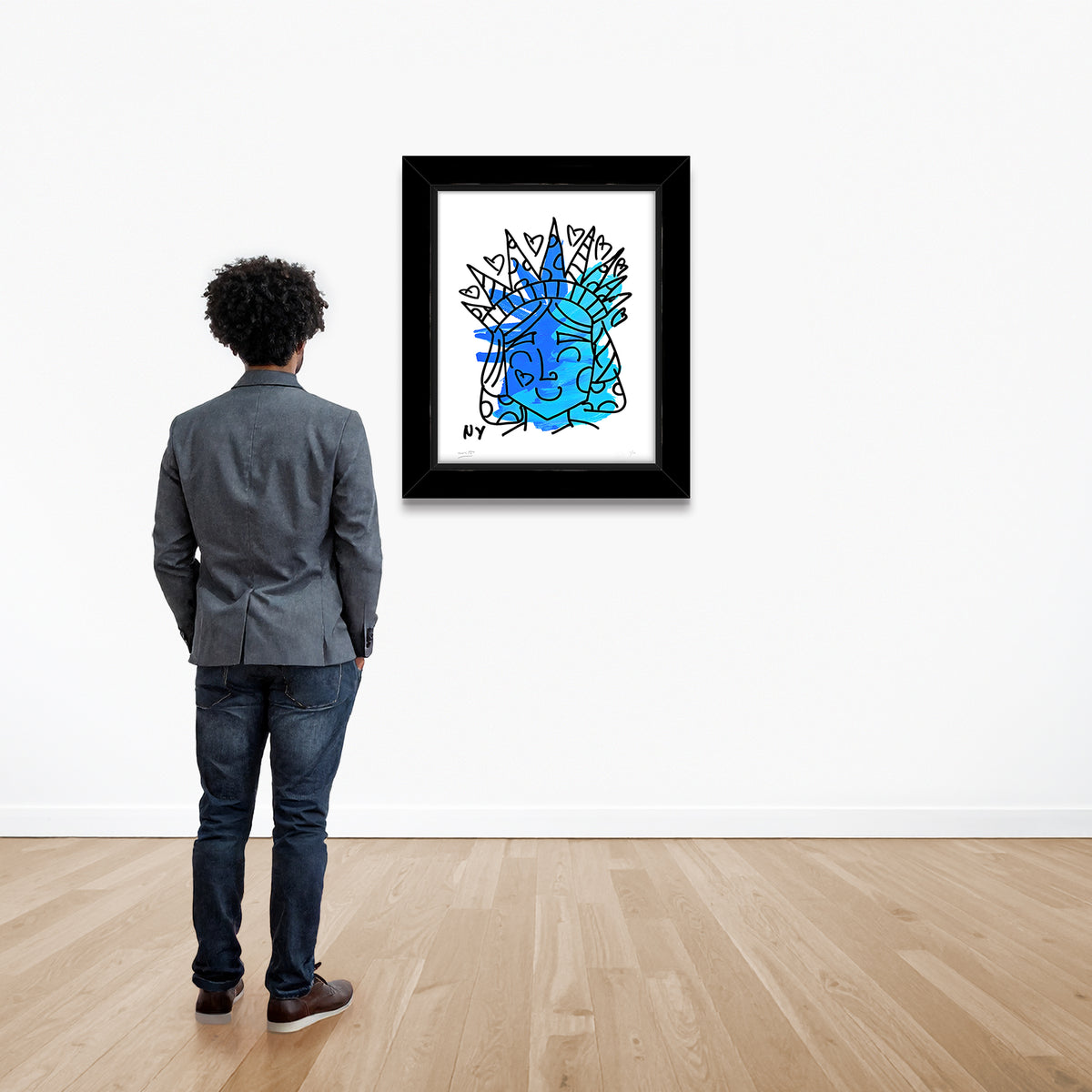 lady liberty limited edition print  colorful decorative collectible gift idea
