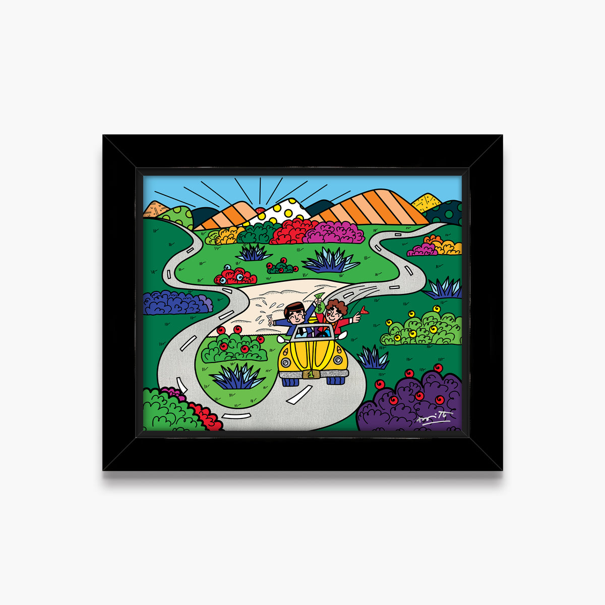 Romero Britto a new era growing up  colorful pop art design