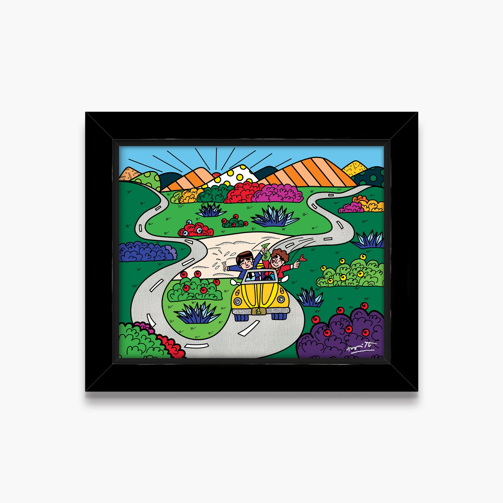 Romero Britto a new era growing up  colorful pop art design