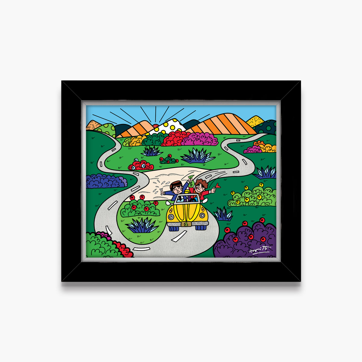 a new era growing up  artistic colorful design collectible