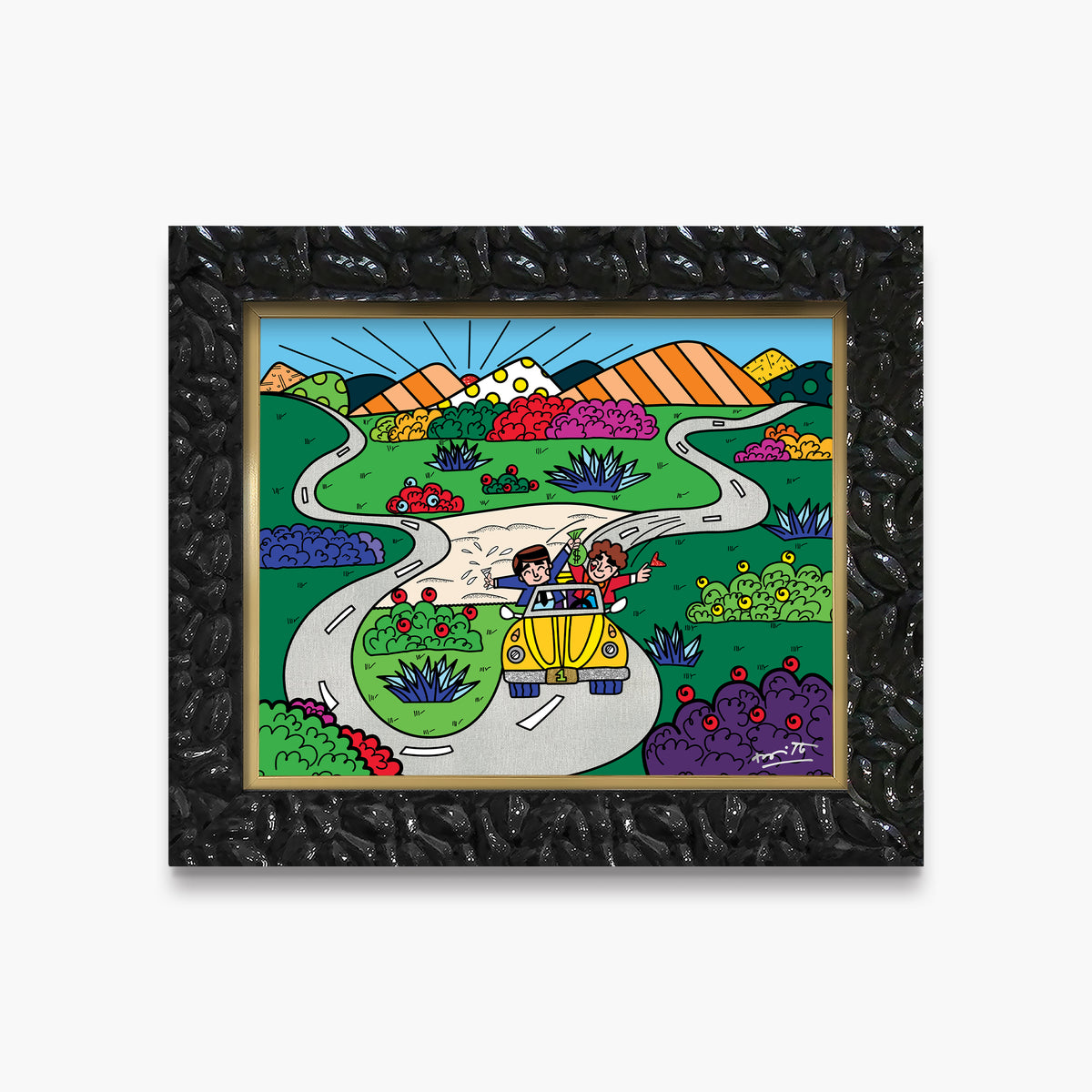 Romero Britto a new era growing up  colorful pop art design