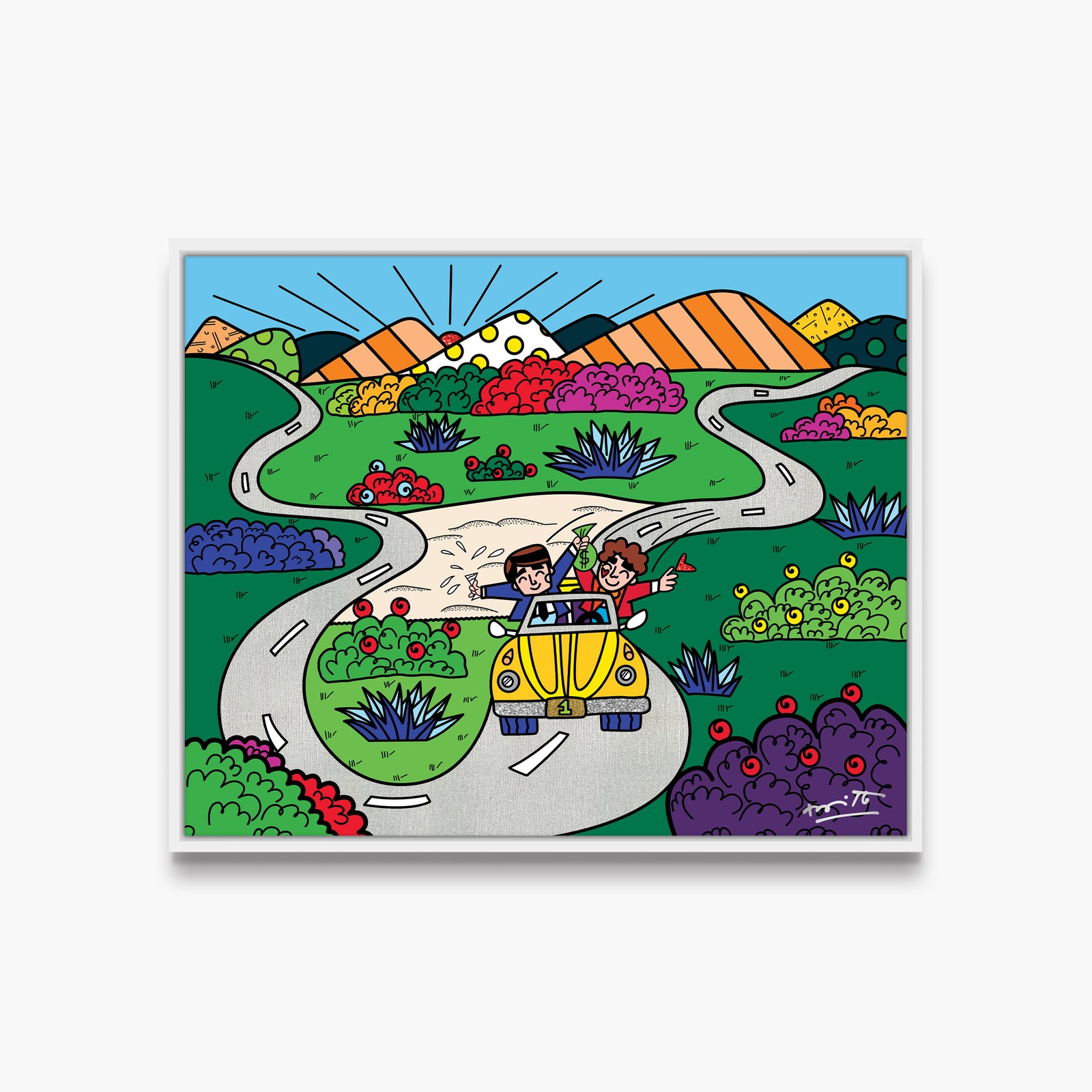 a new era growing up  artistic colorful design collectible