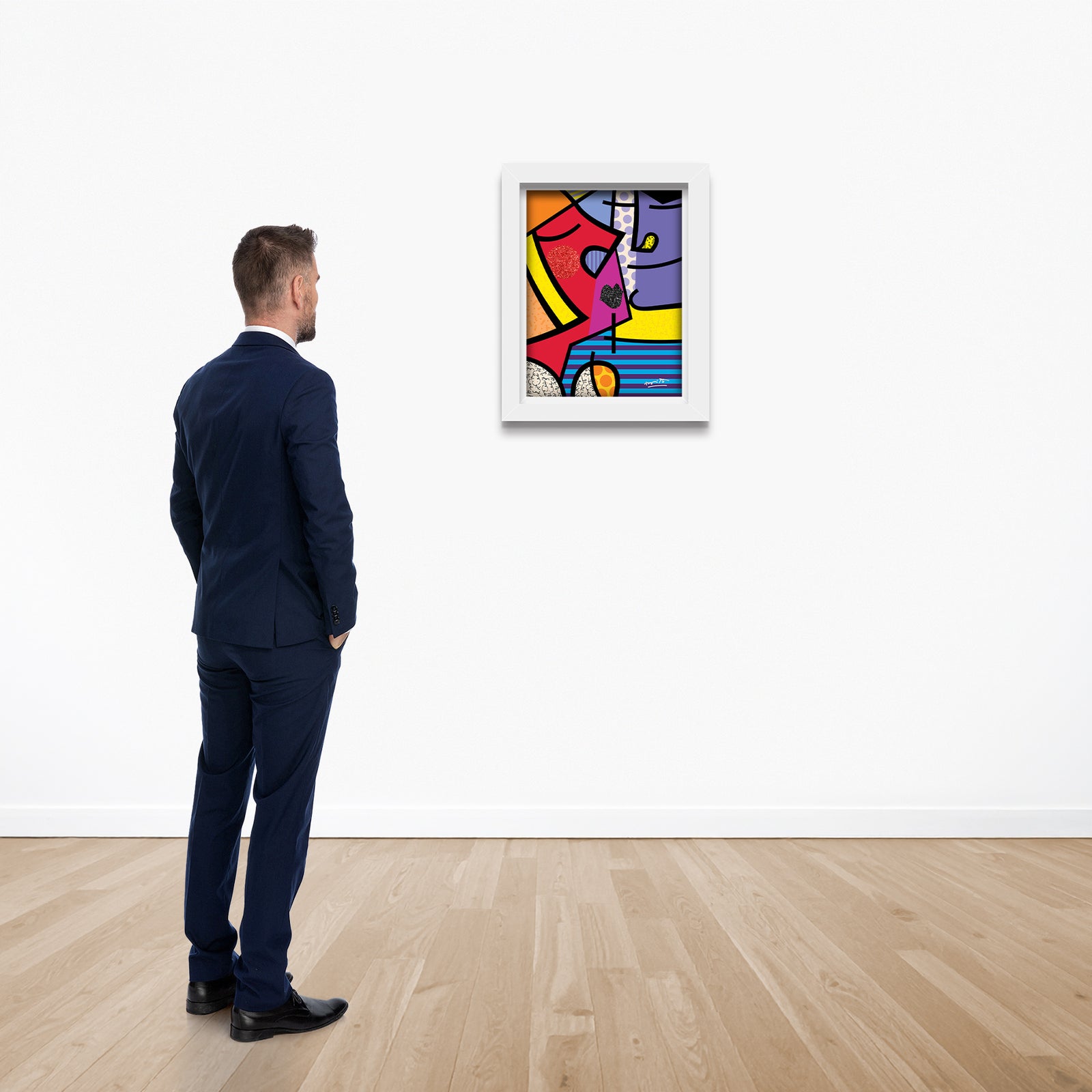 modern pop art ms calvacante limited edition print  vibrant home decor