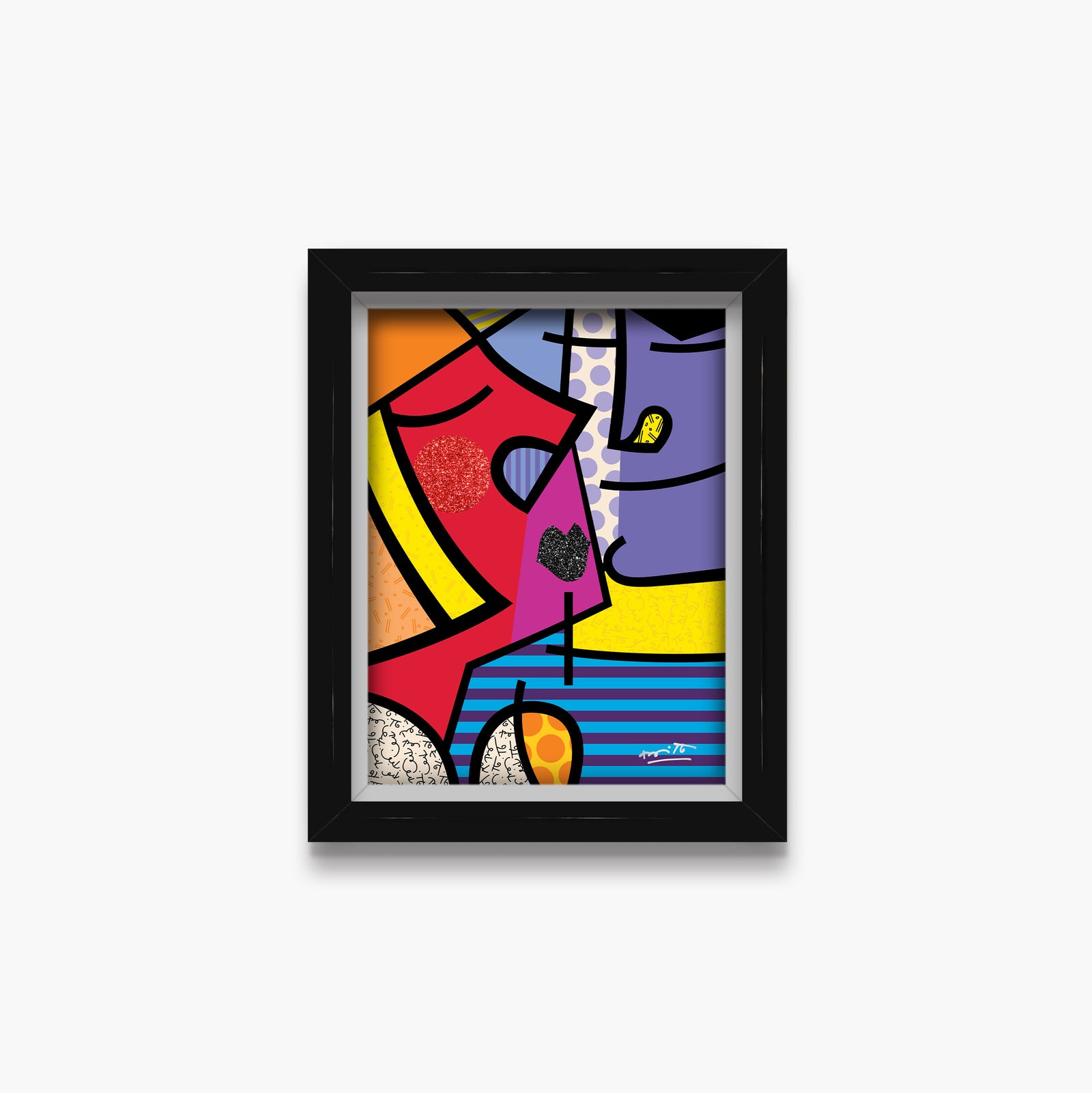 ms calvacante limited edition print  artistic colorful design collectible