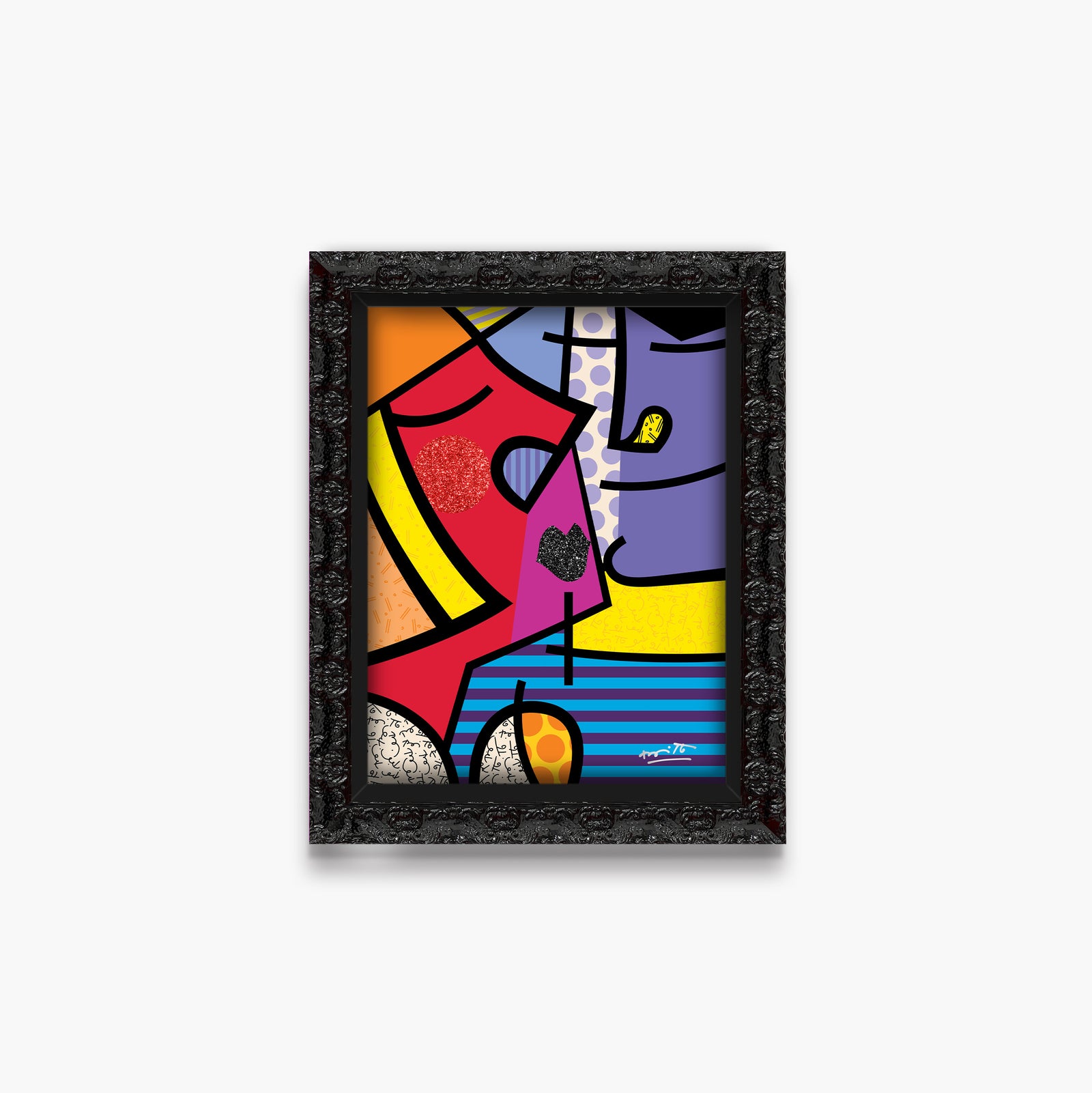 modern pop art ms calvacante limited edition print  vibrant home decor