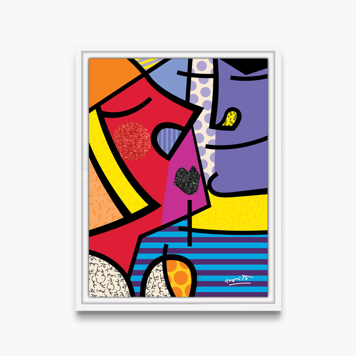ms calvacante limited edition print  artistic colorful design collectible