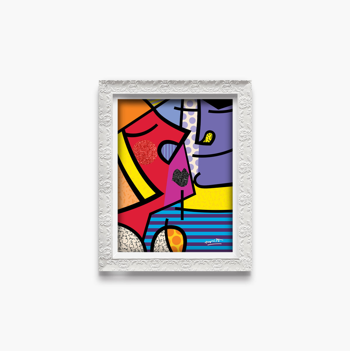 modern pop art ms calvacante limited edition print  vibrant home decor