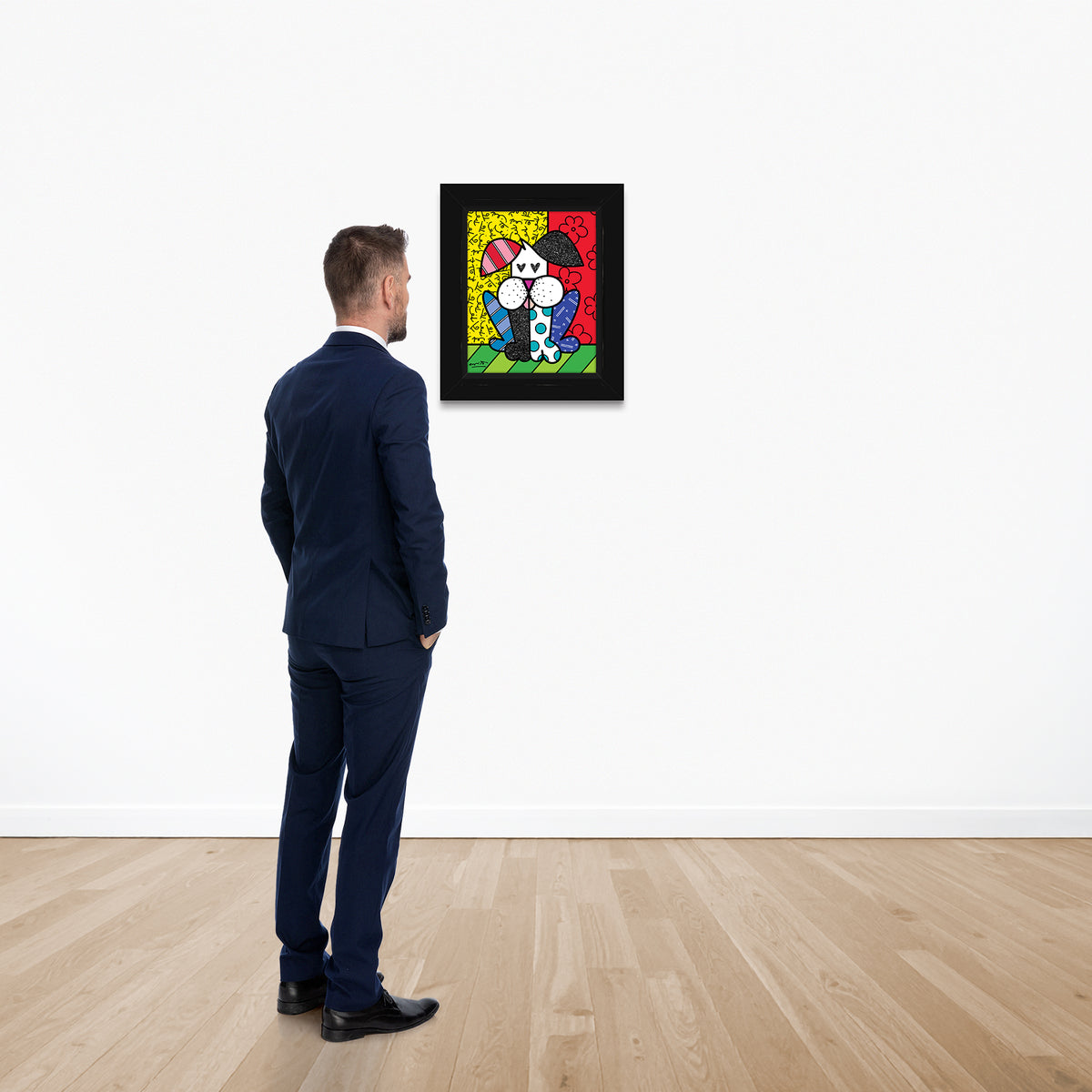 puppy love limited edition print  colorful decorative collectible gift idea