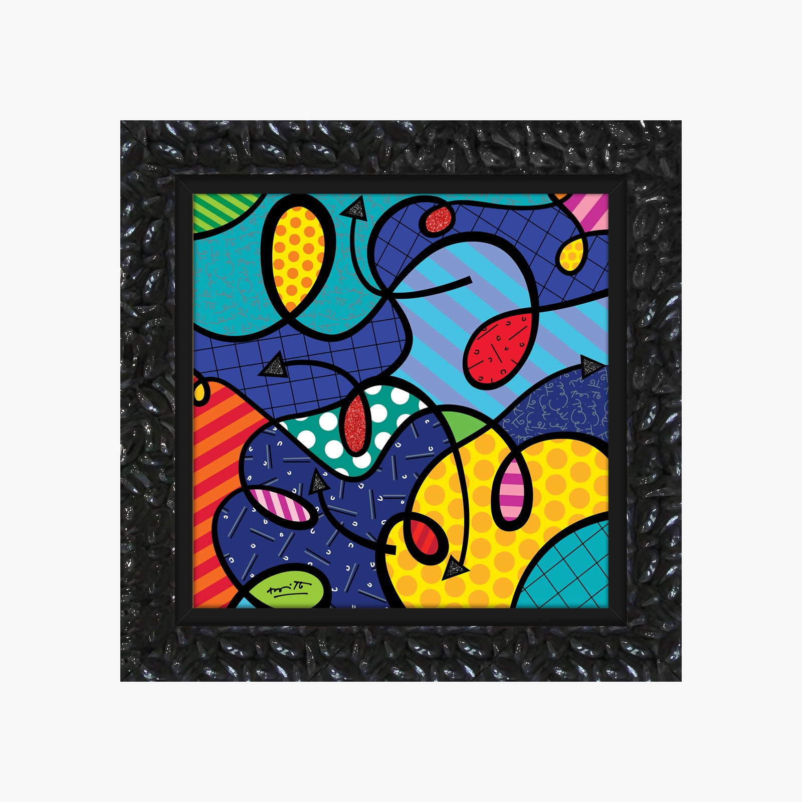 Romero Britto one direction limited edition print  contemporary pop art piece
