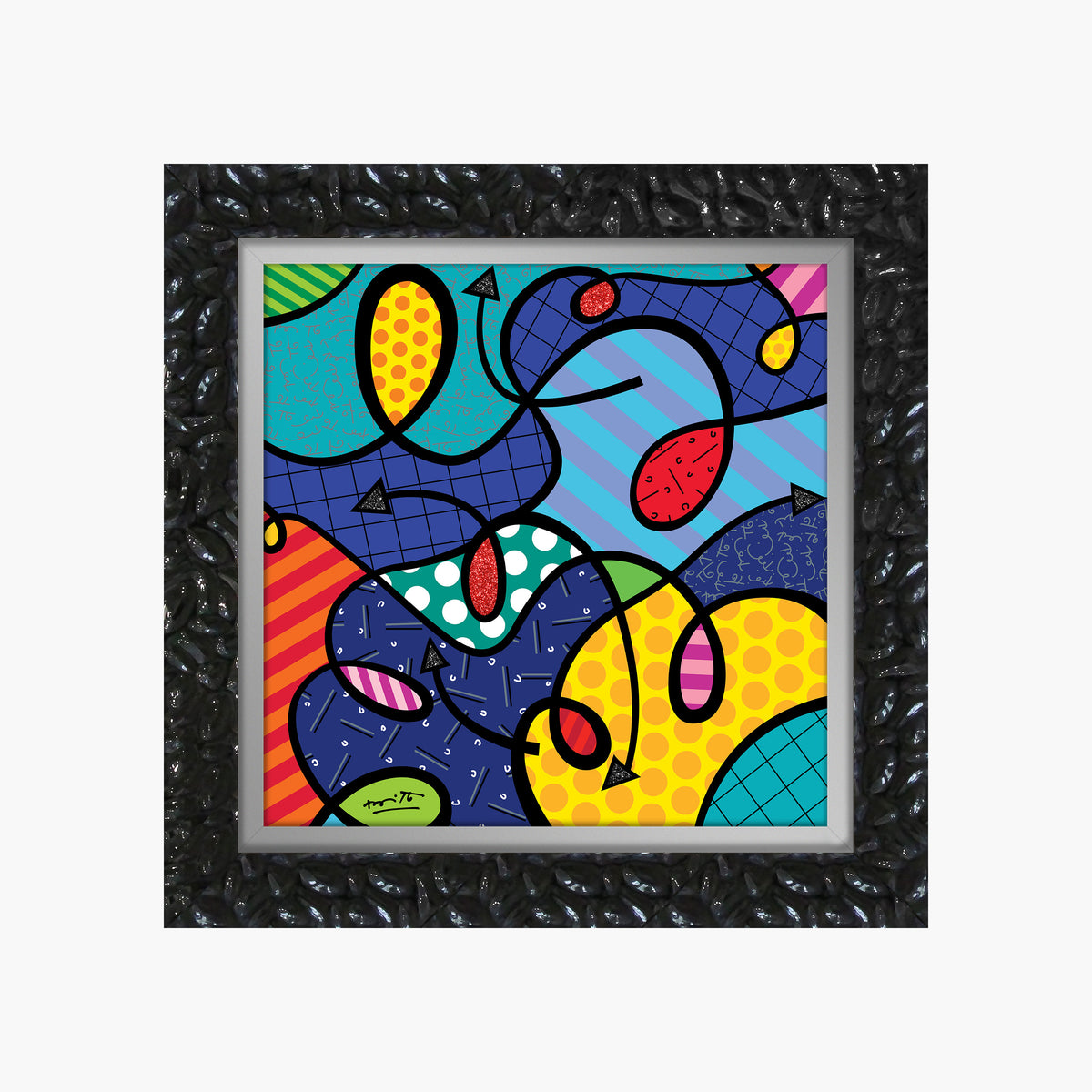 Romero Britto one direction limited edition print  colorful pop art design