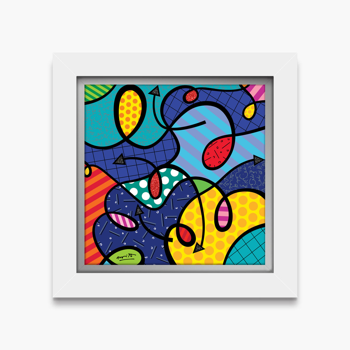 Romero Britto one direction limited edition print  contemporary pop art piece