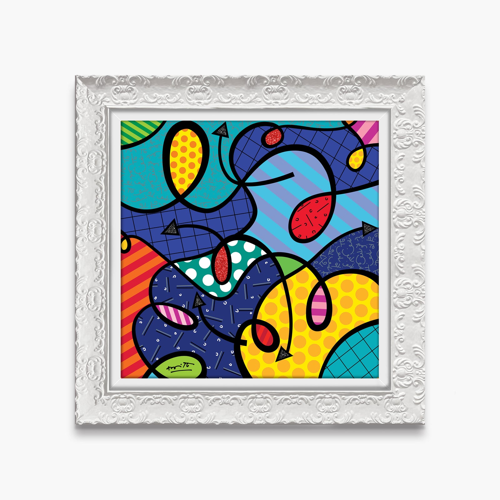 Romero Britto one direction limited edition print  colorful pop art design