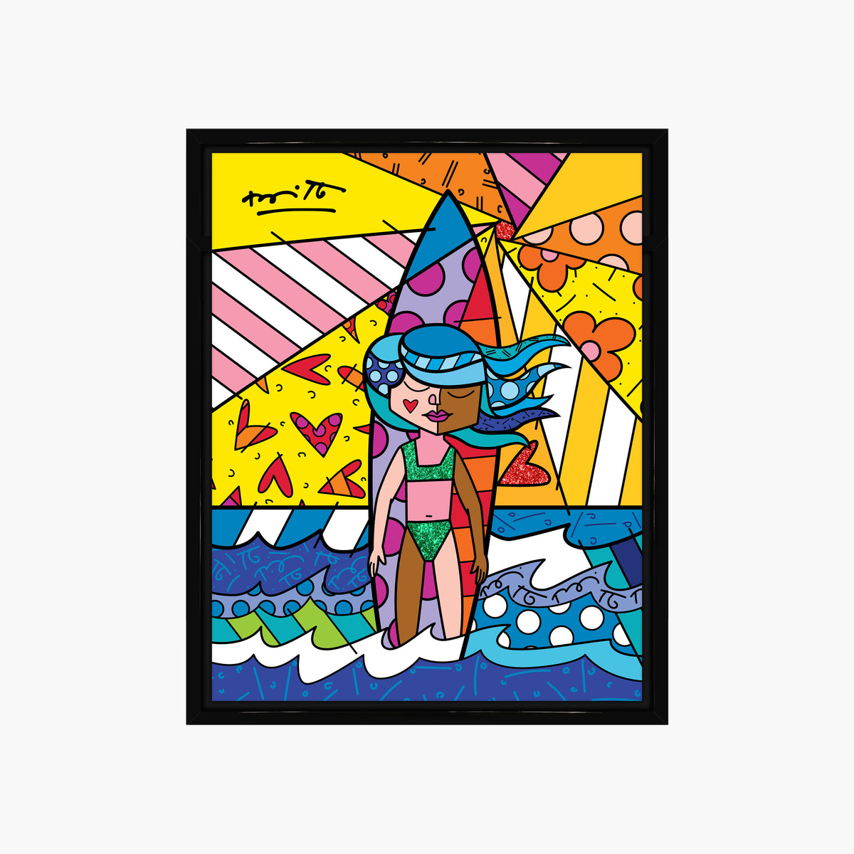 sunny day limited edition print  colorful decorative collectible gift idea