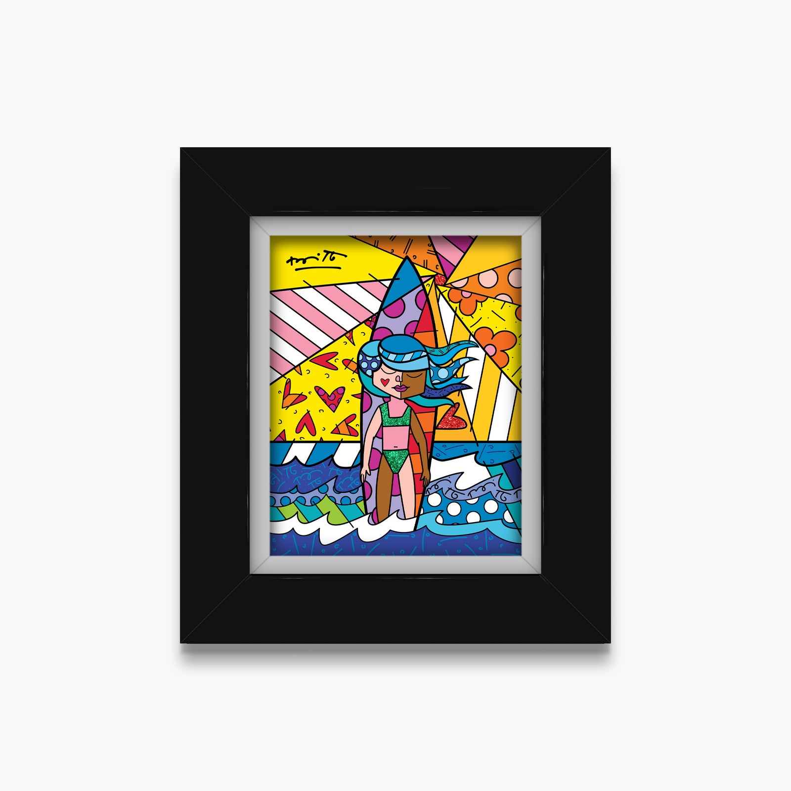 sunny day limited edition print  artistic colorful design collectible