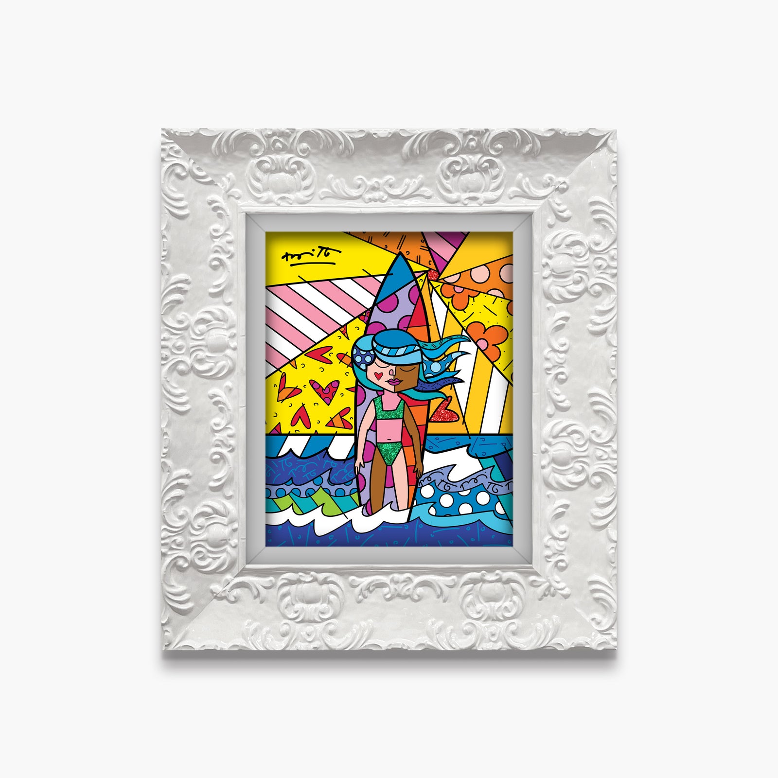 sunny day limited edition print  artistic colorful design collectible
