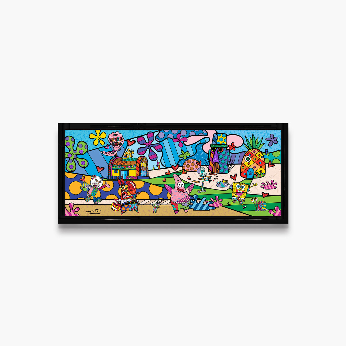 Bikini Bottom - Sponebob By Britto - Limited Edition Print
