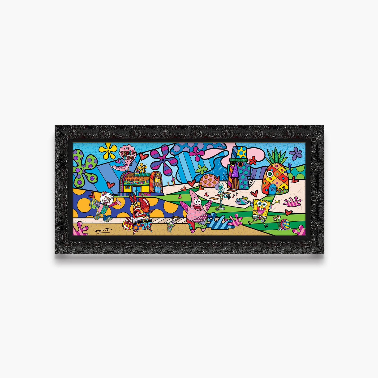 Bikini Bottom - Sponebob By Britto - Limited Edition Print