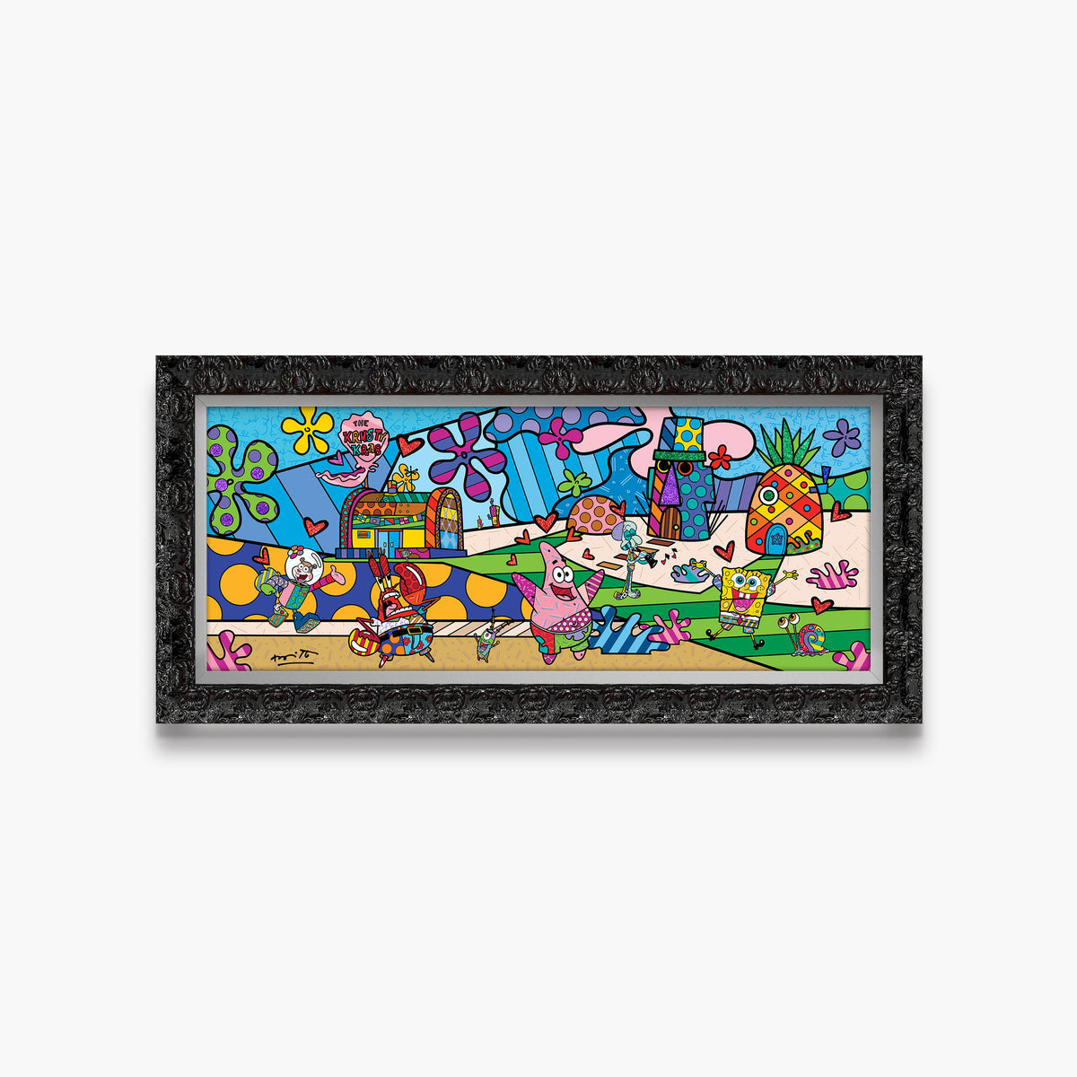 Bikini Bottom - Sponebob By Britto - Limited Edition Print