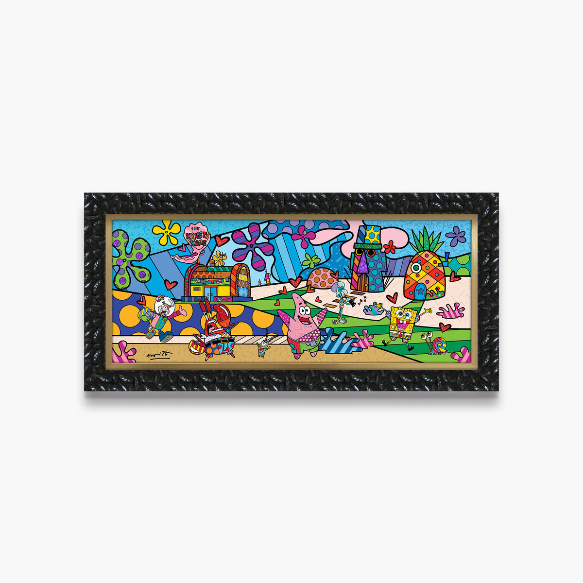 Bikini Bottom - Sponebob By Britto - Limited Edition Print