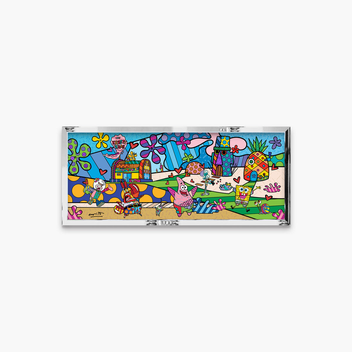 Bikini Bottom - Sponebob By Britto - Limited Edition Print
